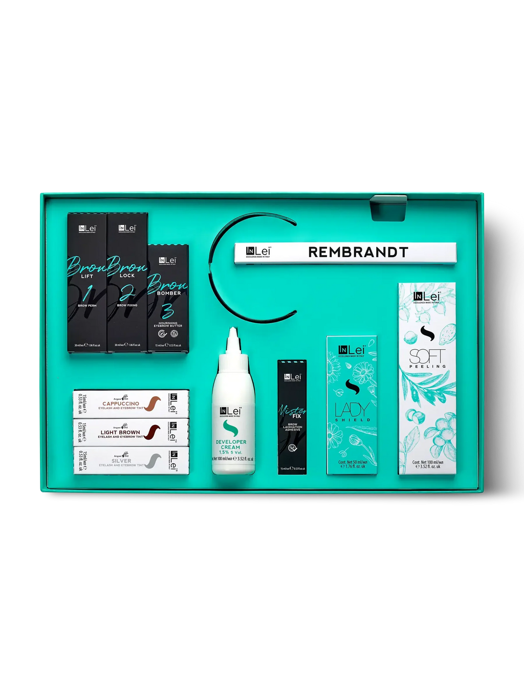 InLei® KIT BROW BOMBER – Kit Profesional para Laminación de Cejas