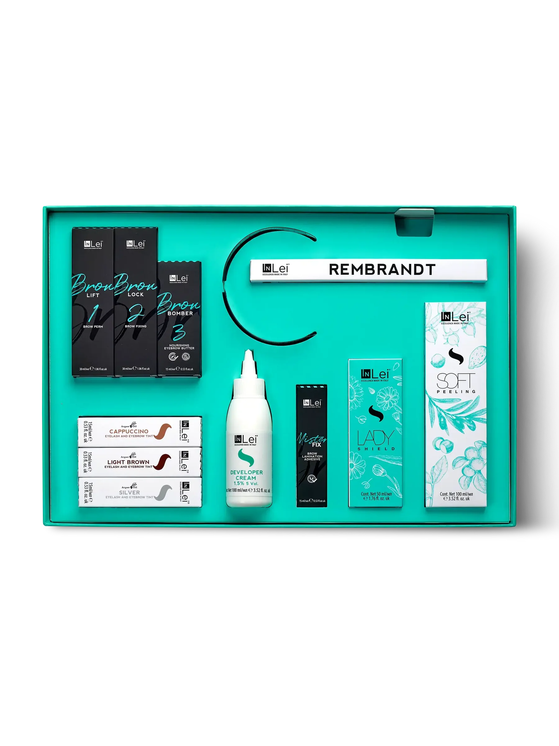 InLei® KIT BROW BOMBER – Kit Profesional para Laminación de Cejas