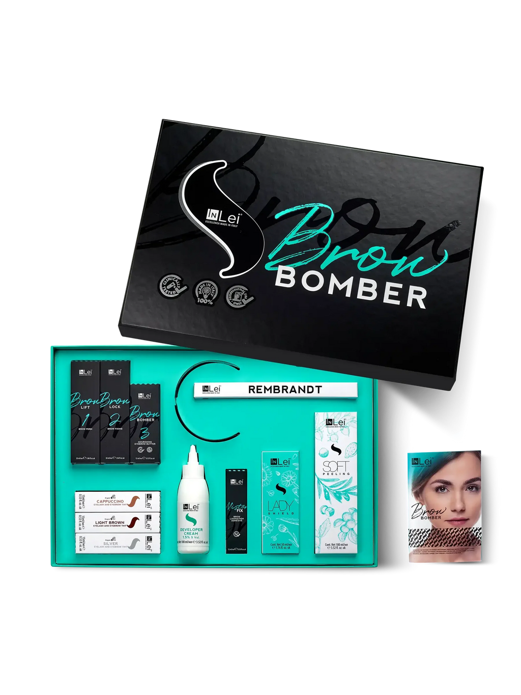 InLei® KIT BROW BOMBER – Kit Profesional para Laminación de Cejas