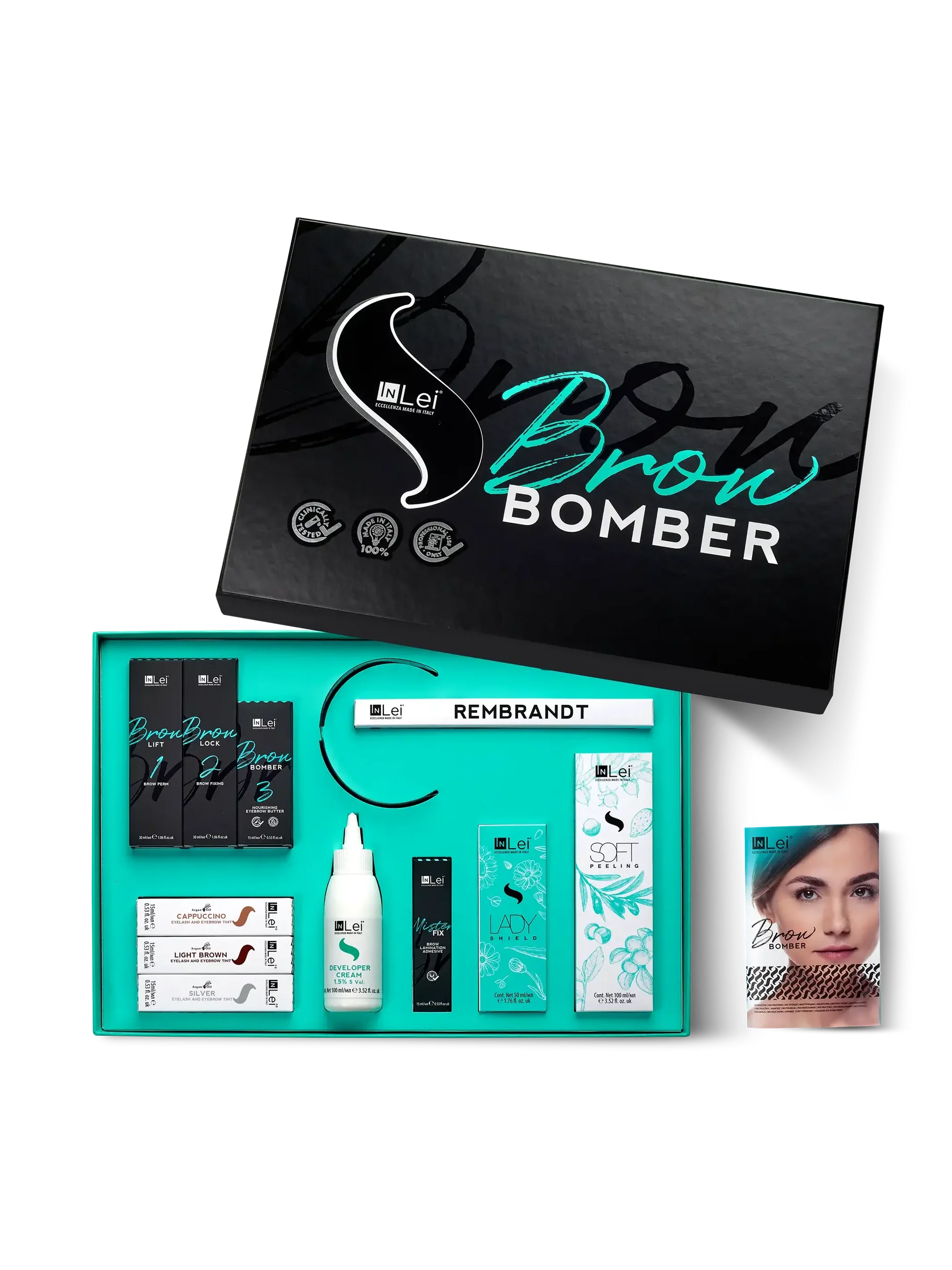InLei® KIT BROW BOMBER – Kit Profesional para Laminación de Cejas