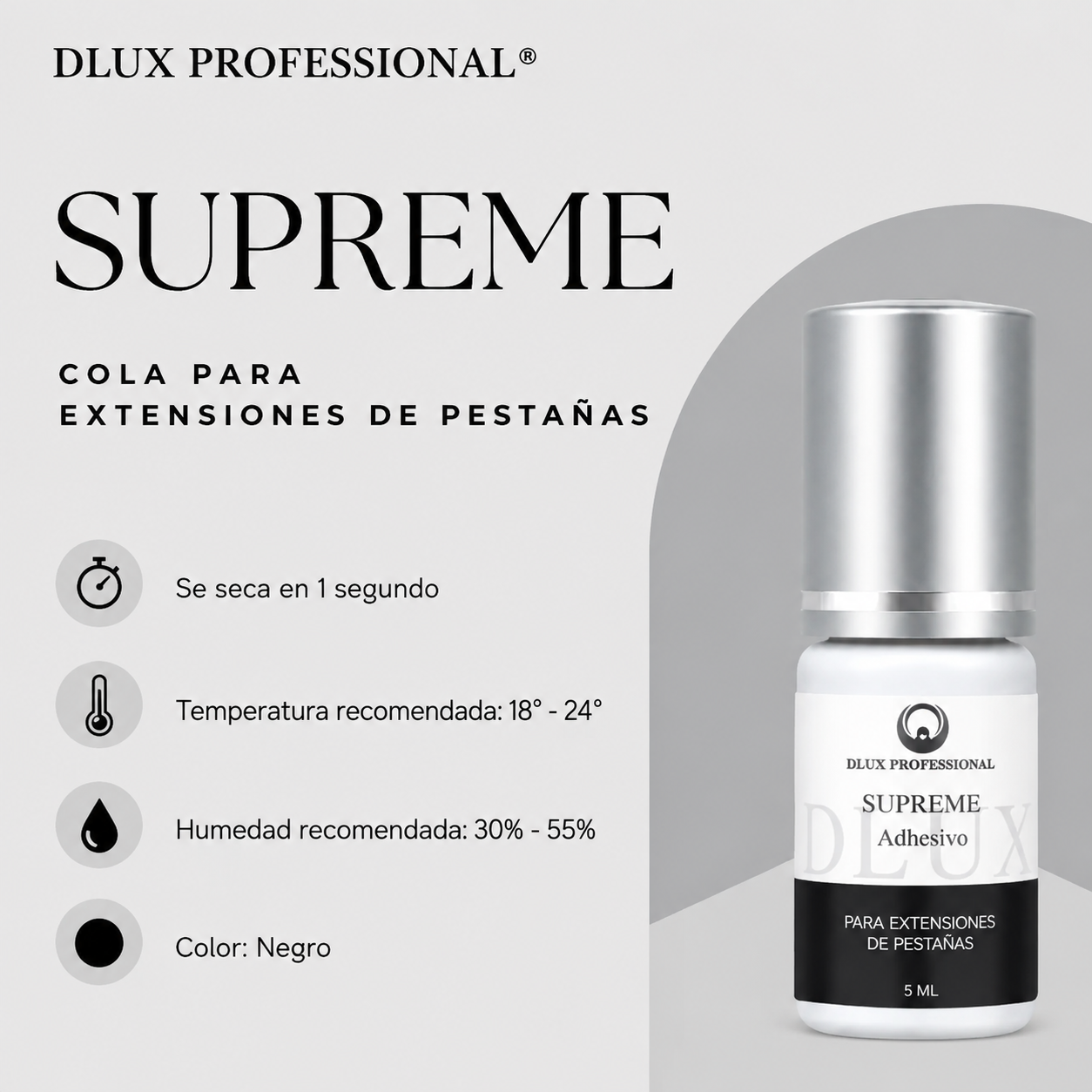 Adhesivo Supreme para Extensiones – 5 ml