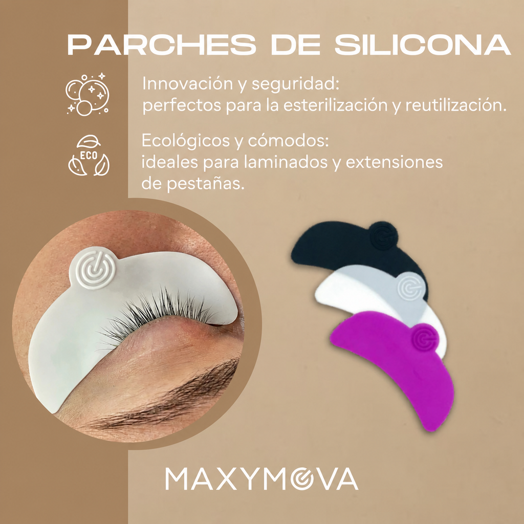 Parches de Silicona Reutilizables para Debajo de los Ojos Maxymova