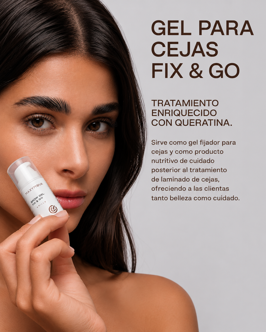 Set de 10 Brow Gel Fix&Go 5 ml Maxymova