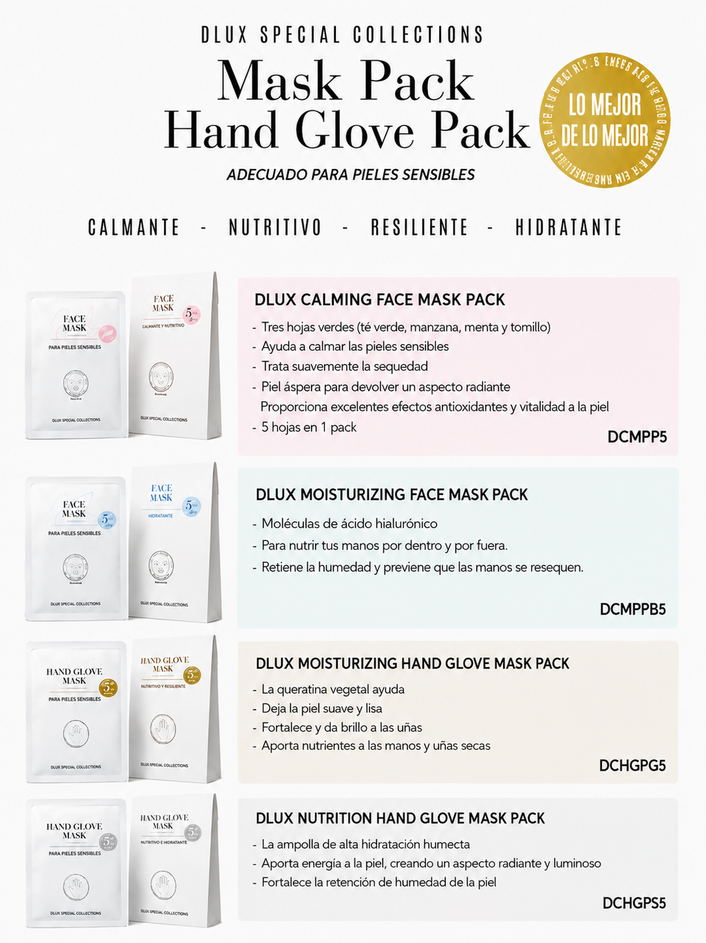 Face Mask Dlux Professional