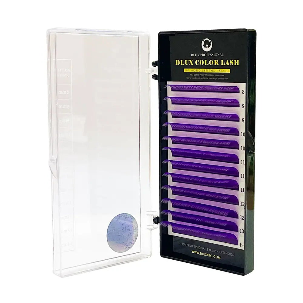 Pestañas Premium Color Violeta