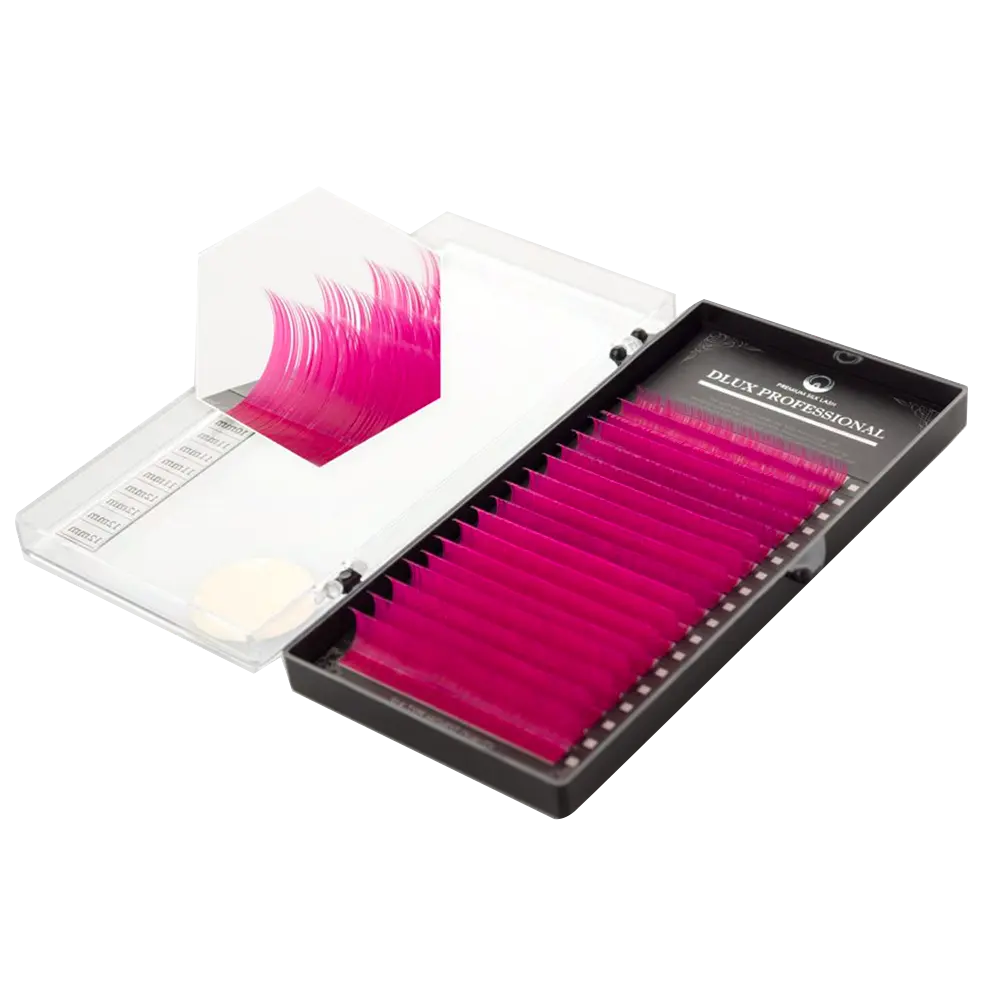 Pestañas Premium Color Hot Pink