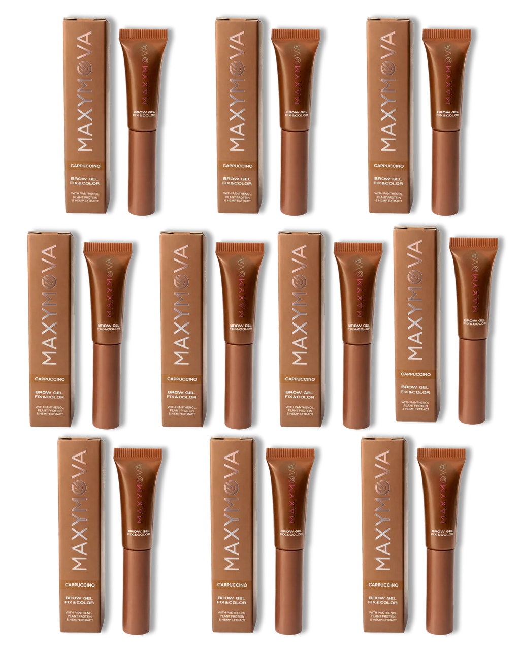 Set de 10 Gel Fix&Color de 2,5 / 5 ml Maxymova