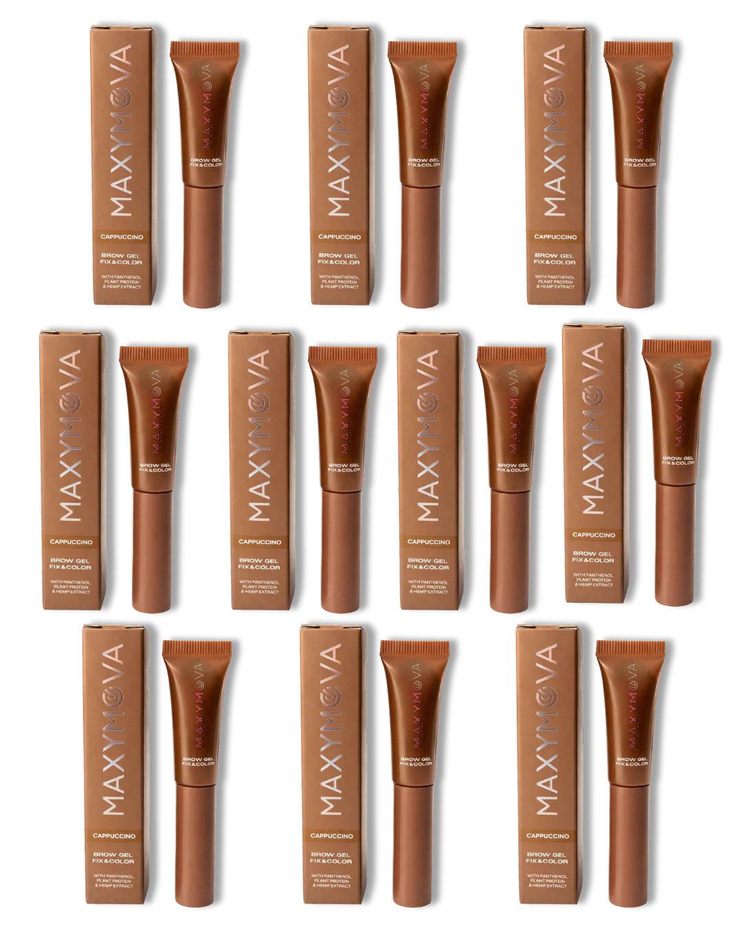 Set de 10 Gel Fix&Color de 2,5 / 5 ml Maxymova