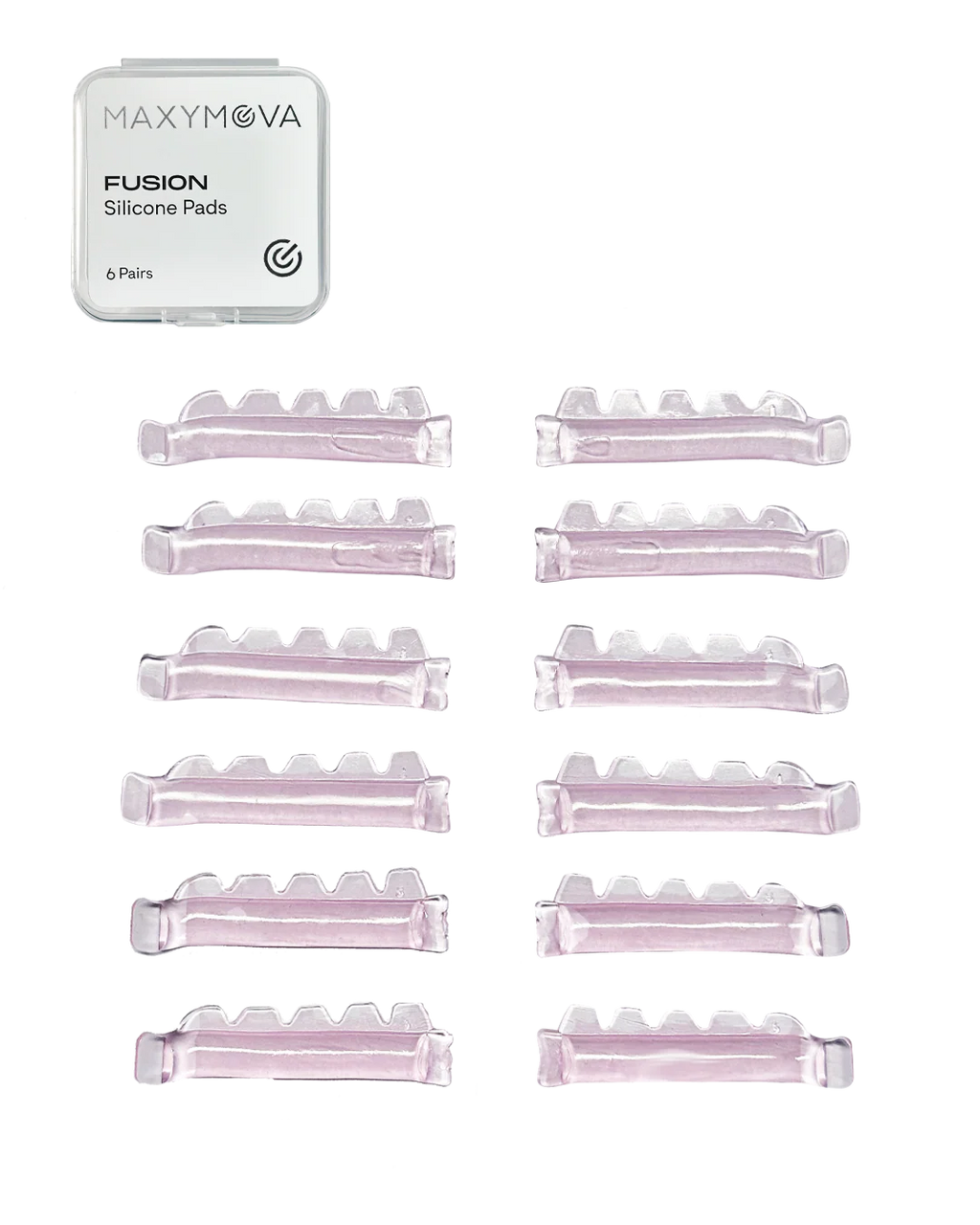 Moldes de Silicona FUSION para Laminación de Pestañas – 6 Pares
