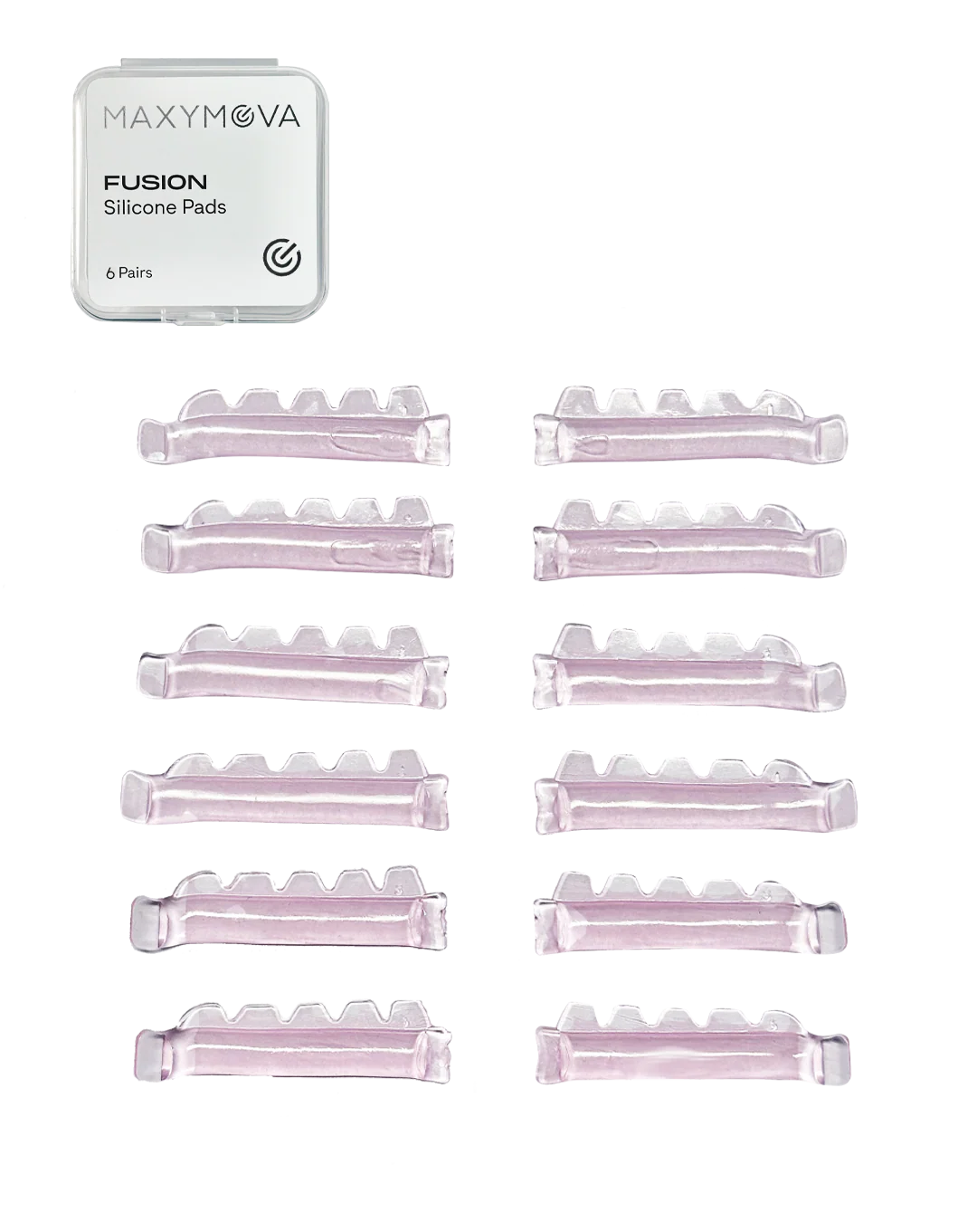 Moldes de Silicona FUSION para Laminación de Pestañas – 6 Pares