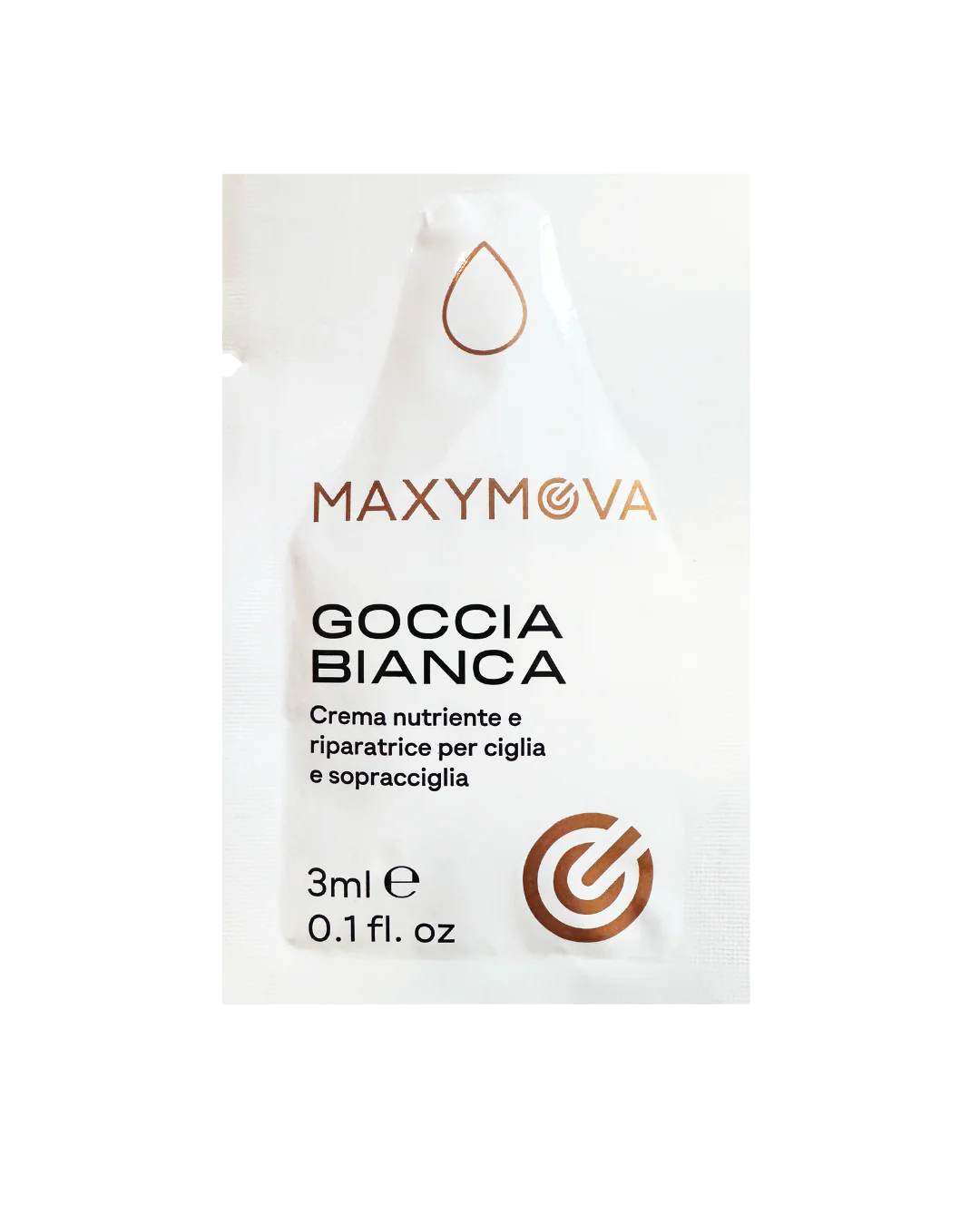 GOCCIA BIANCA Monodosis 3 / 15 ml – Crema Nutritiva y Reparadora para Pestañas y Cejas