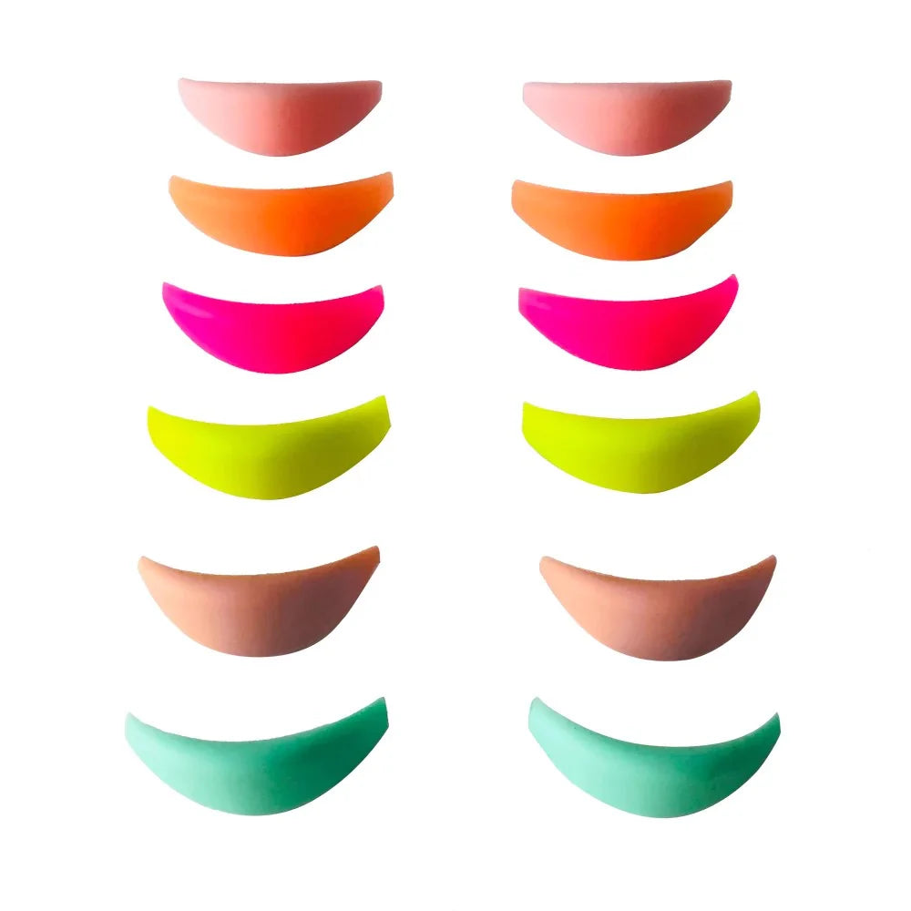 Moldes de colores neon MIX para laminación de pestañas