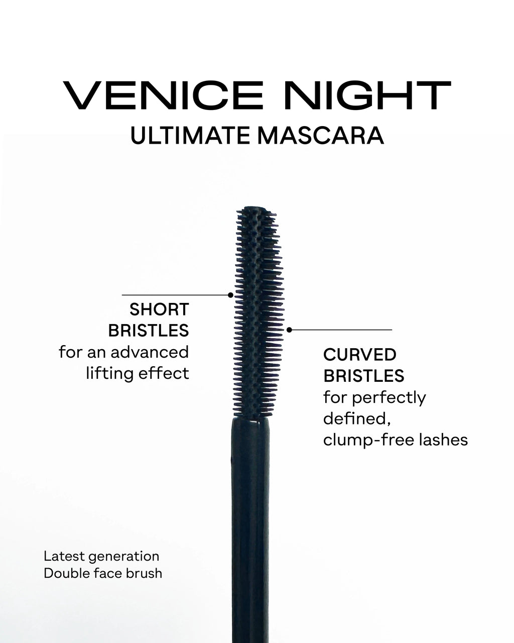 Máscara de Pestañas MAXYMOVA Venice Night – Efecto Lifting | Definición, Curvatura y Longitud | Negro Ultra Intenso XL 13 ml