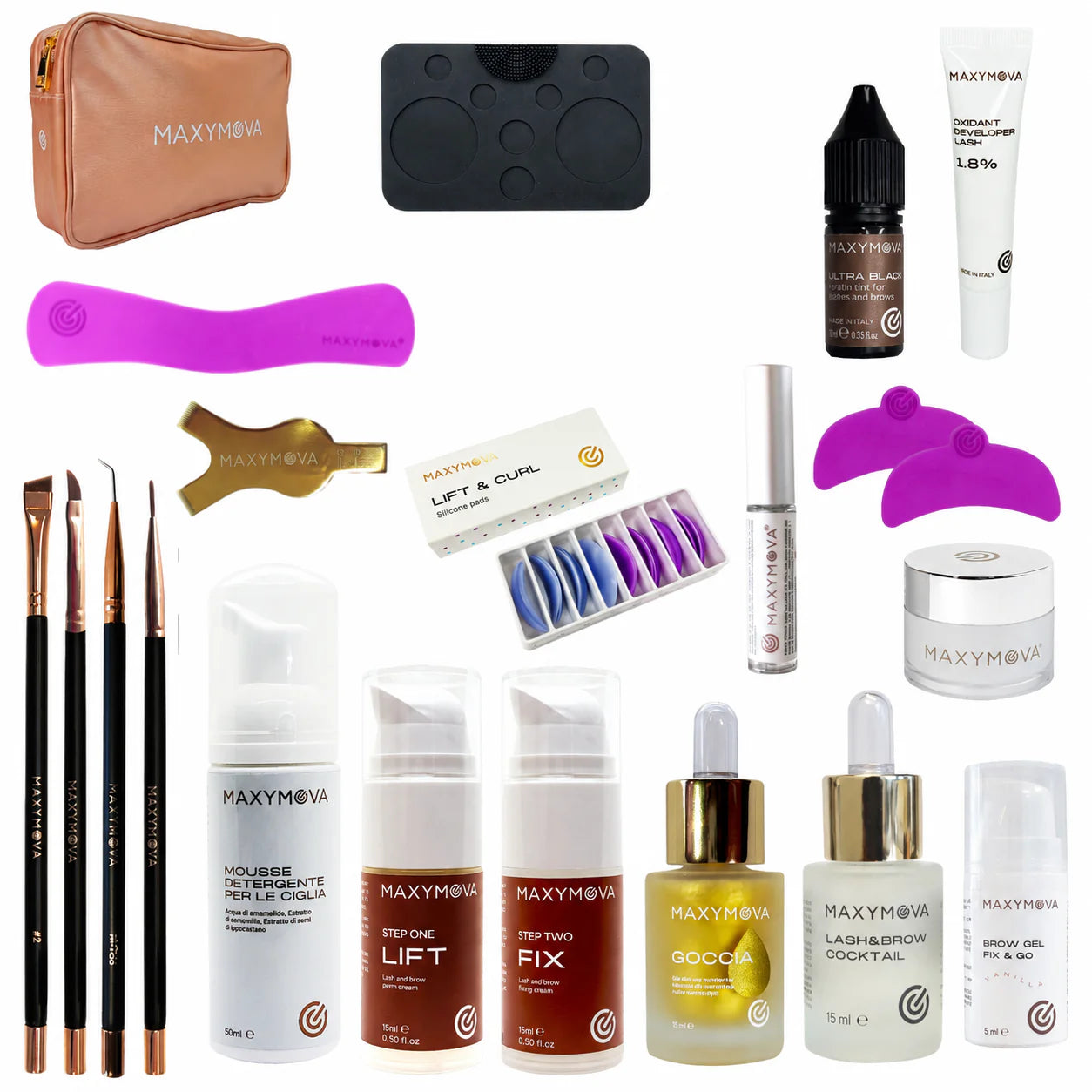 Kit VIP Maxymova para Lifting de Pestañas y Laminado de Cejas