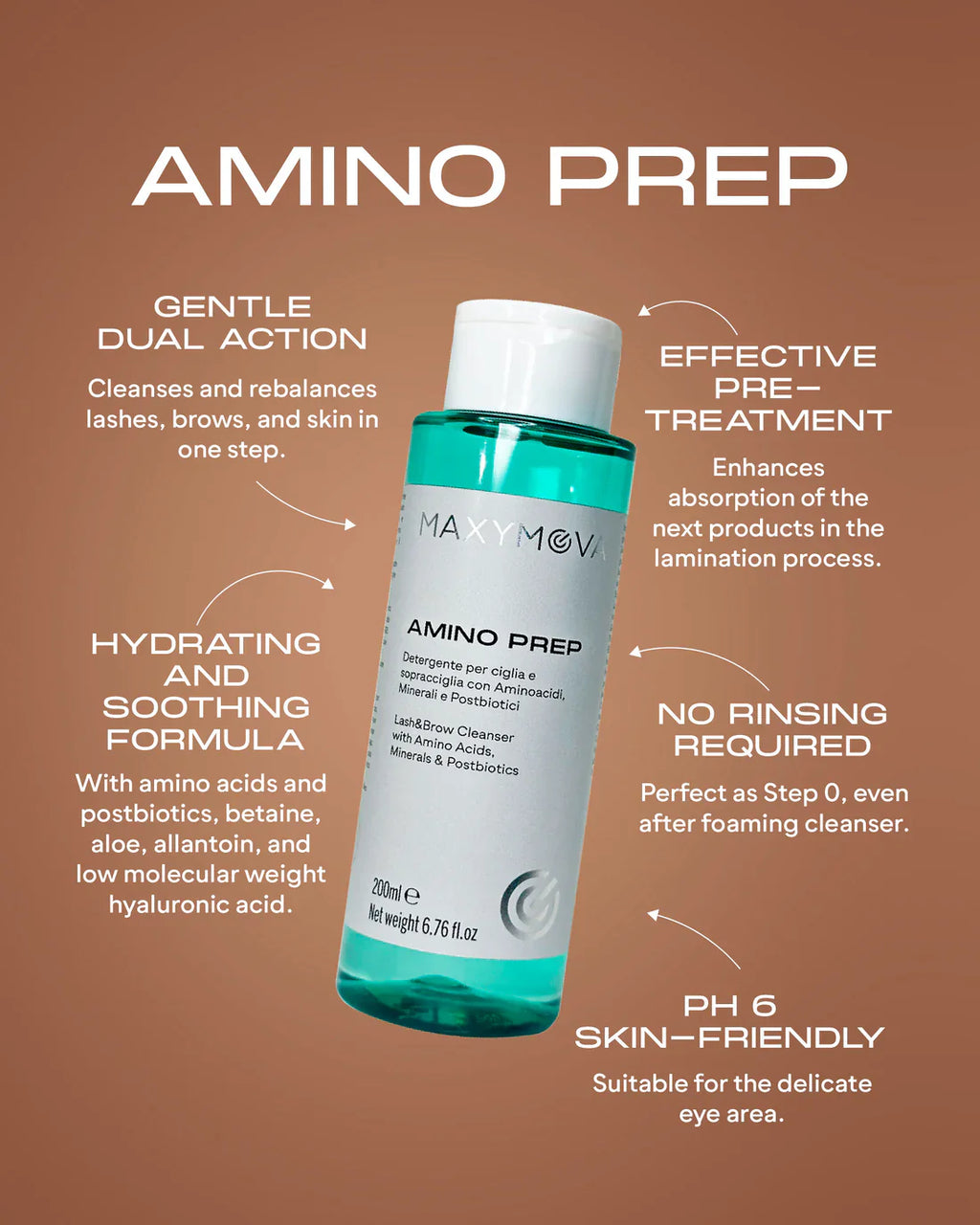 Loción de Pretratamiento Amino Prep Maxymova