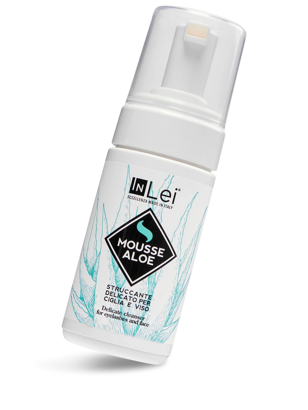 InLei® MOUSSE ALOE – Limpiador Suave para Pestañas y Rostro 100 ml