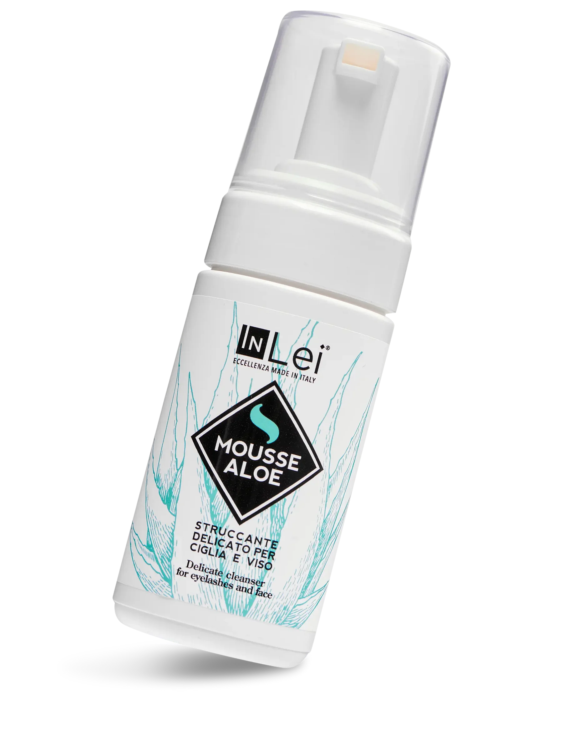 InLei® MOUSSE ALOE – Limpiador Suave para Pestañas y Rostro 100 ml