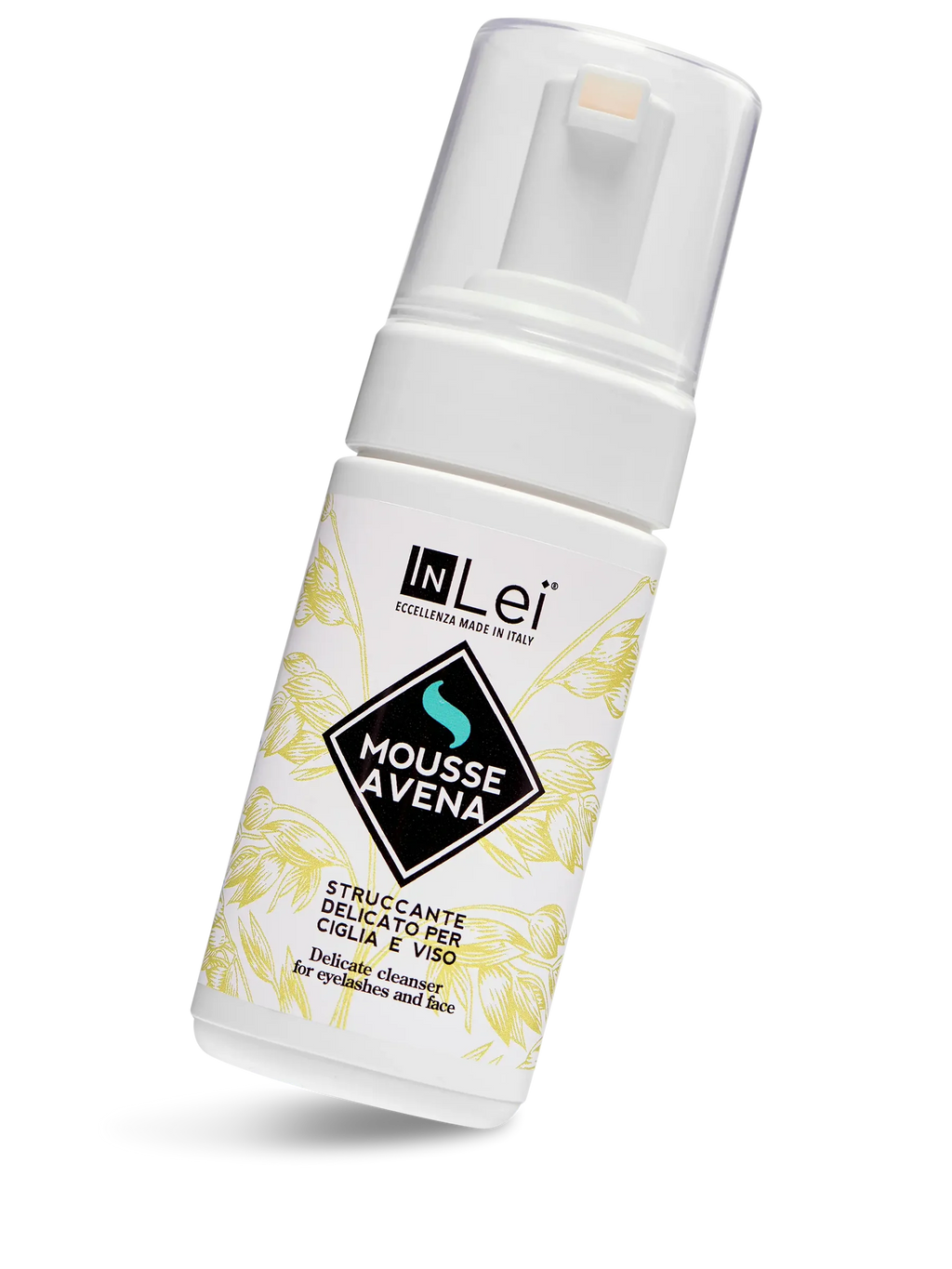 InLei® MOUSSE AVENA – Limpiador Suave para Pestañas y Rostro 100 ml