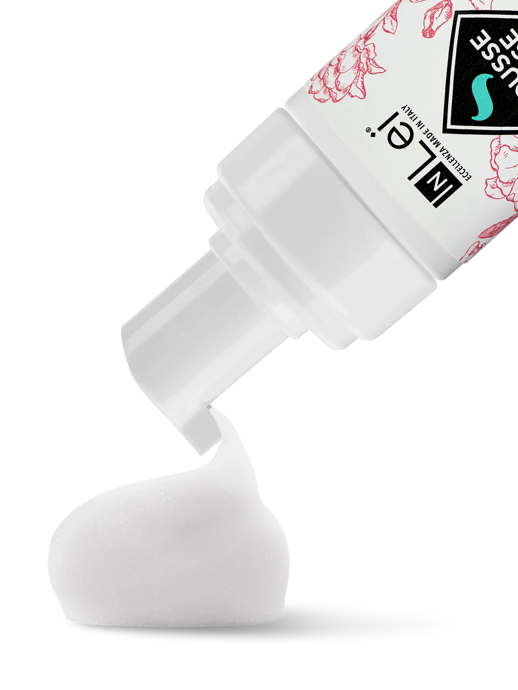 InLei® MOUSSE ROSE – Limpiador Suave para Pestañas y Rostro 100 ml