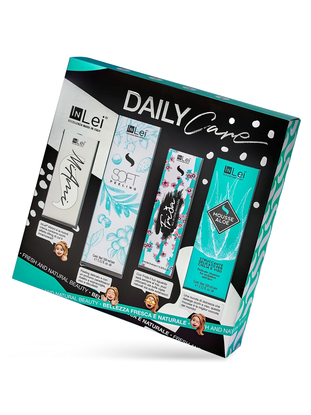 InLei® DAILY CARE – Set Completo de Cosméticos para el Cuidado Diario