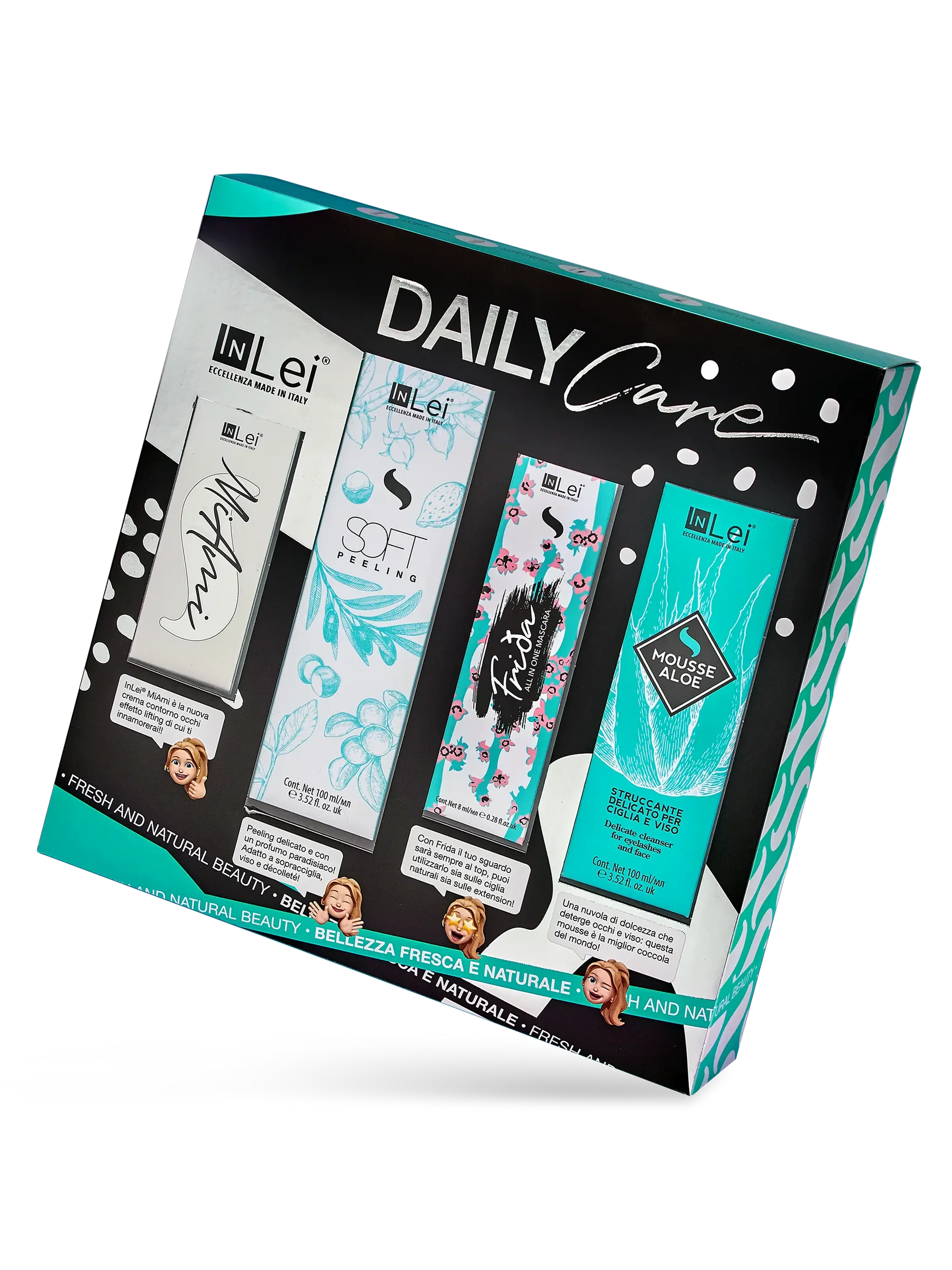 InLei® DAILY CARE – Set Completo de Cosméticos para el Cuidado Diario