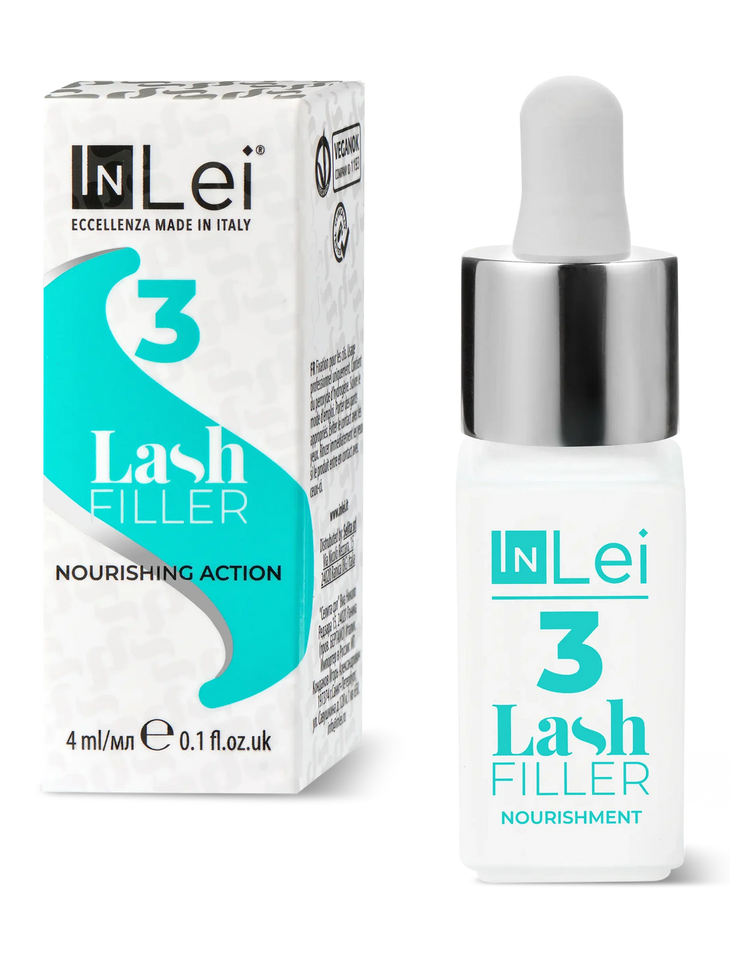 InLei® Lash Filler 3 – Filler Nutritivo Vegano para Pestañas 4 ml
