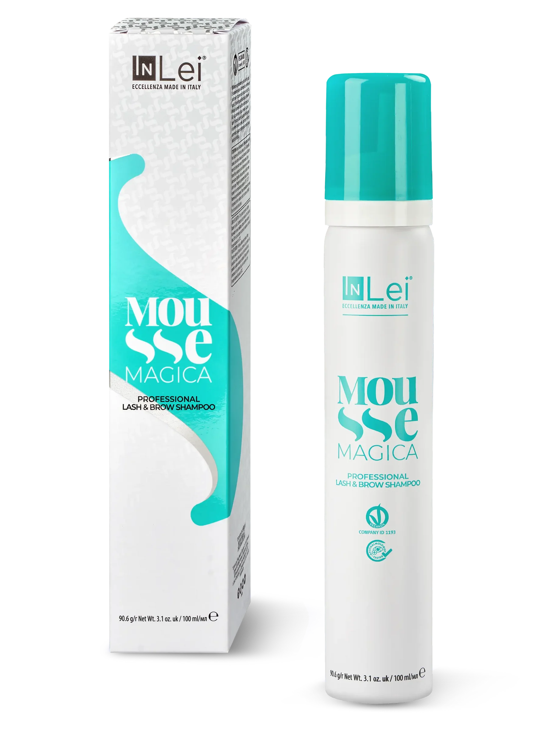 InLei® Mousse Magica – Champú Profesional para Pestañas y Cejas 100 ml