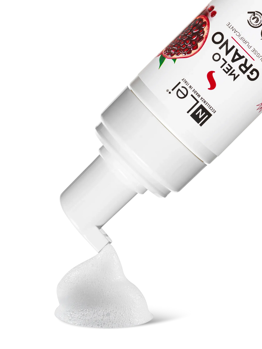 InLei® MOUSSE MELOGRANO – Limpiador Purificante para Pestañas, Cejas y Rostro 100 ml