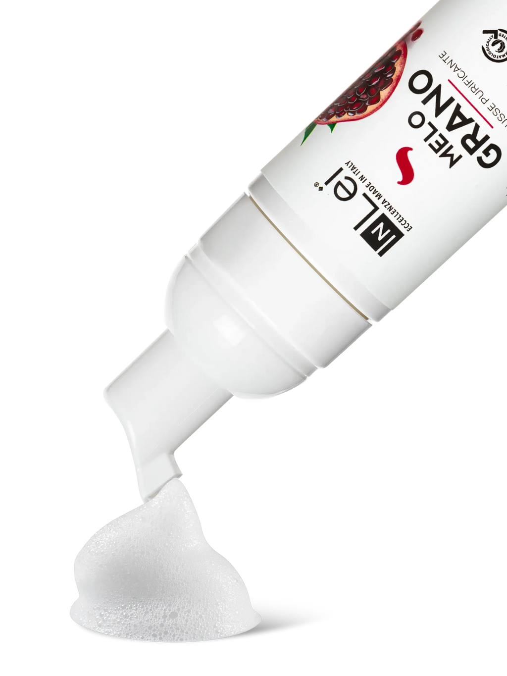 InLei® MOUSSE MELOGRANO TRAVEL SIZE – Limpiador Purificante para Pestañas, Cejas y Rostro 50 ml
