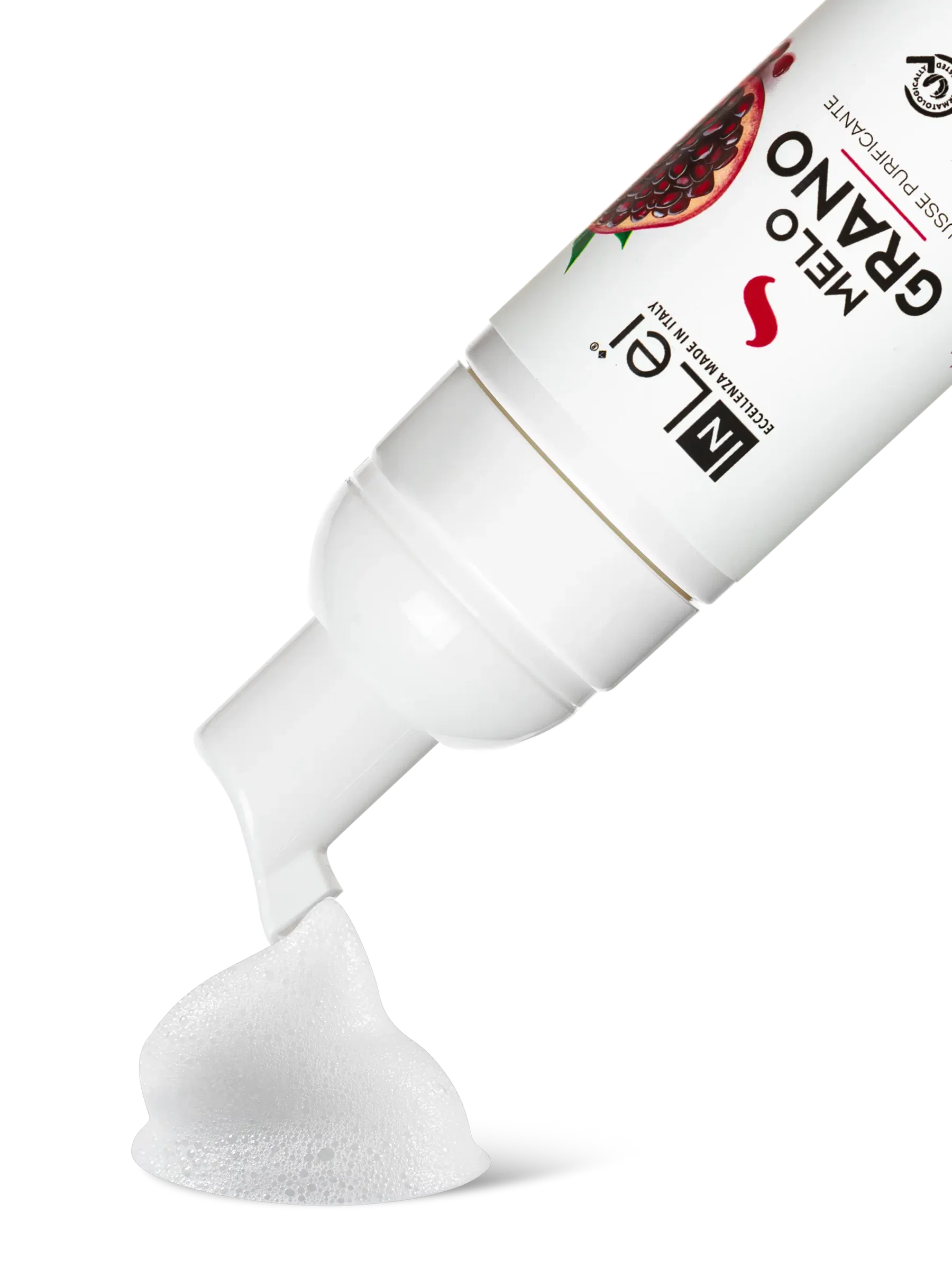 InLei® MOUSSE MELOGRANO TRAVEL SIZE – Limpiador Purificante para Pestañas, Cejas y Rostro 50 ml