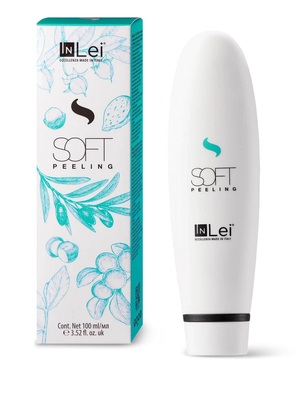 InLei® SOFT PEELING – Exfoliante Suave para Cejas, Rostro y Escote 100 ml