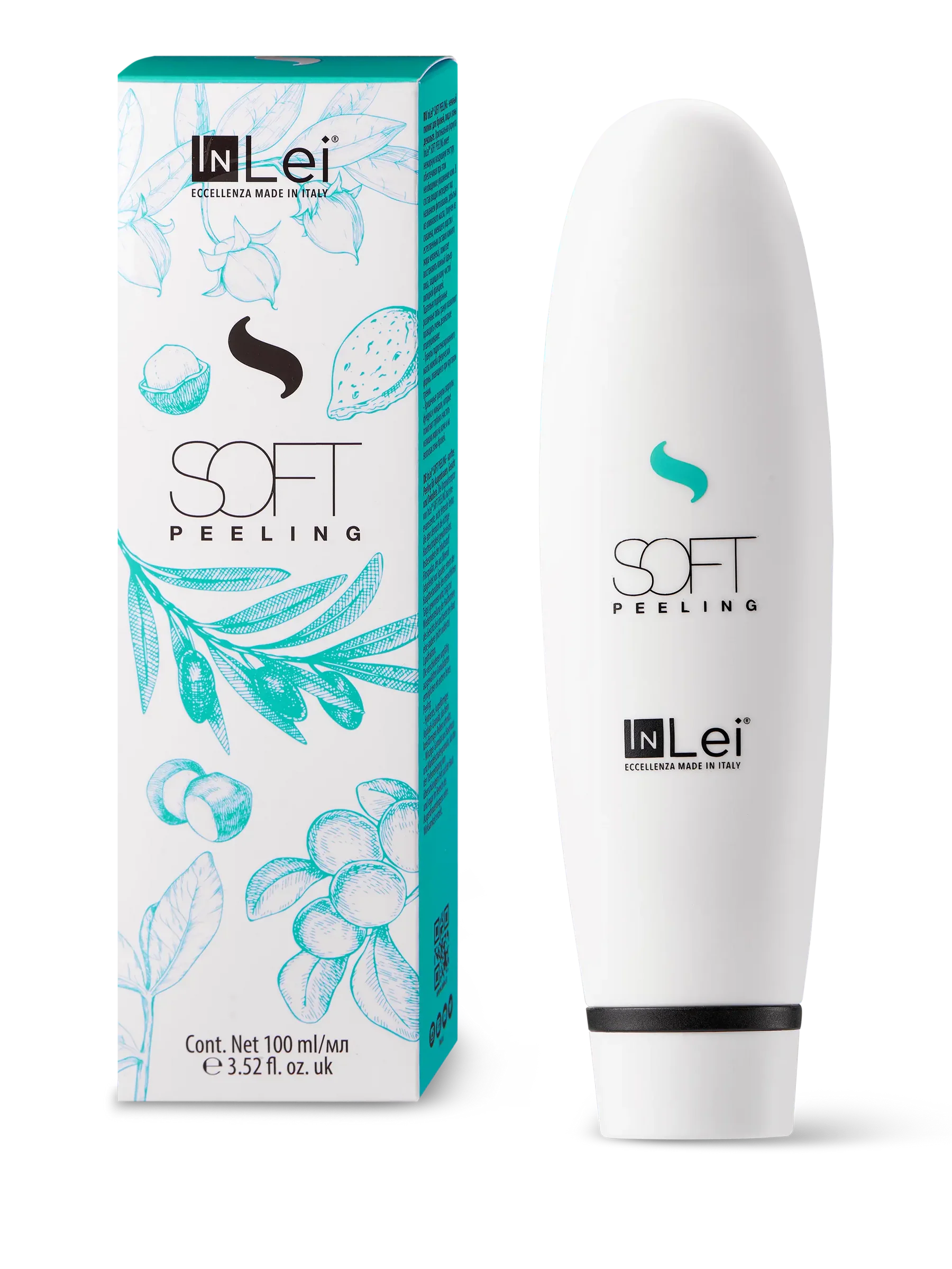 InLei® SOFT PEELING – Exfoliante Suave para Cejas, Rostro y Escote 100 ml