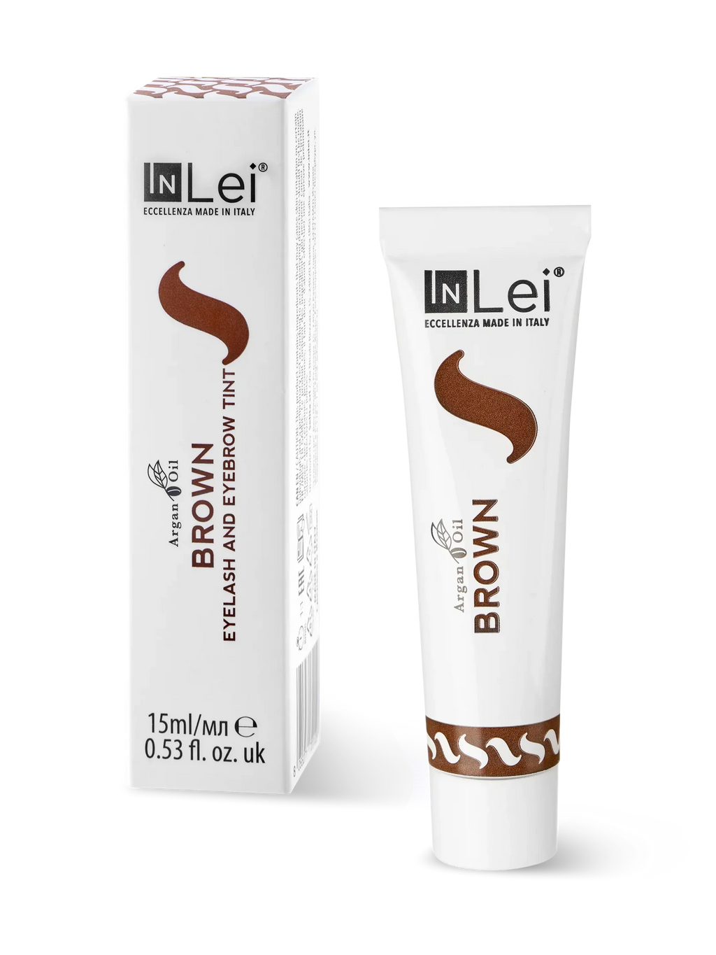 InLei® Brown – Tinte Marrón Natural para Pestañas y Cejas 15 ml