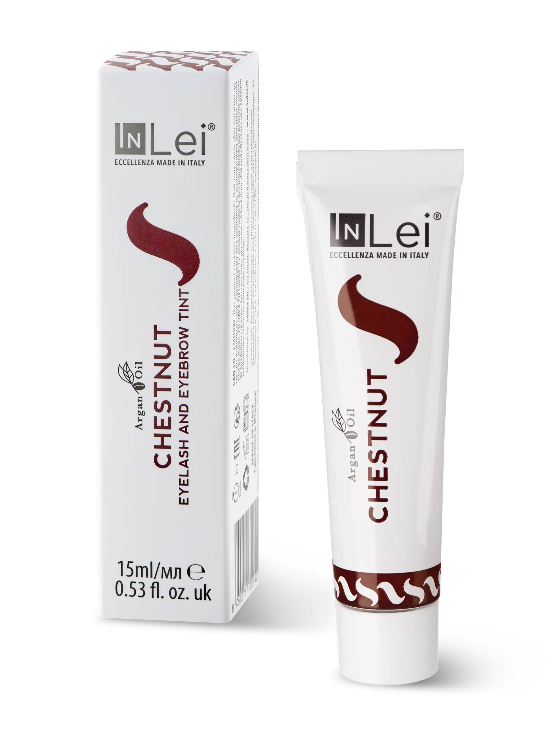 InLei® CHESTNUT – Tinte Castaño para Pestañas y Cejas 15 ml