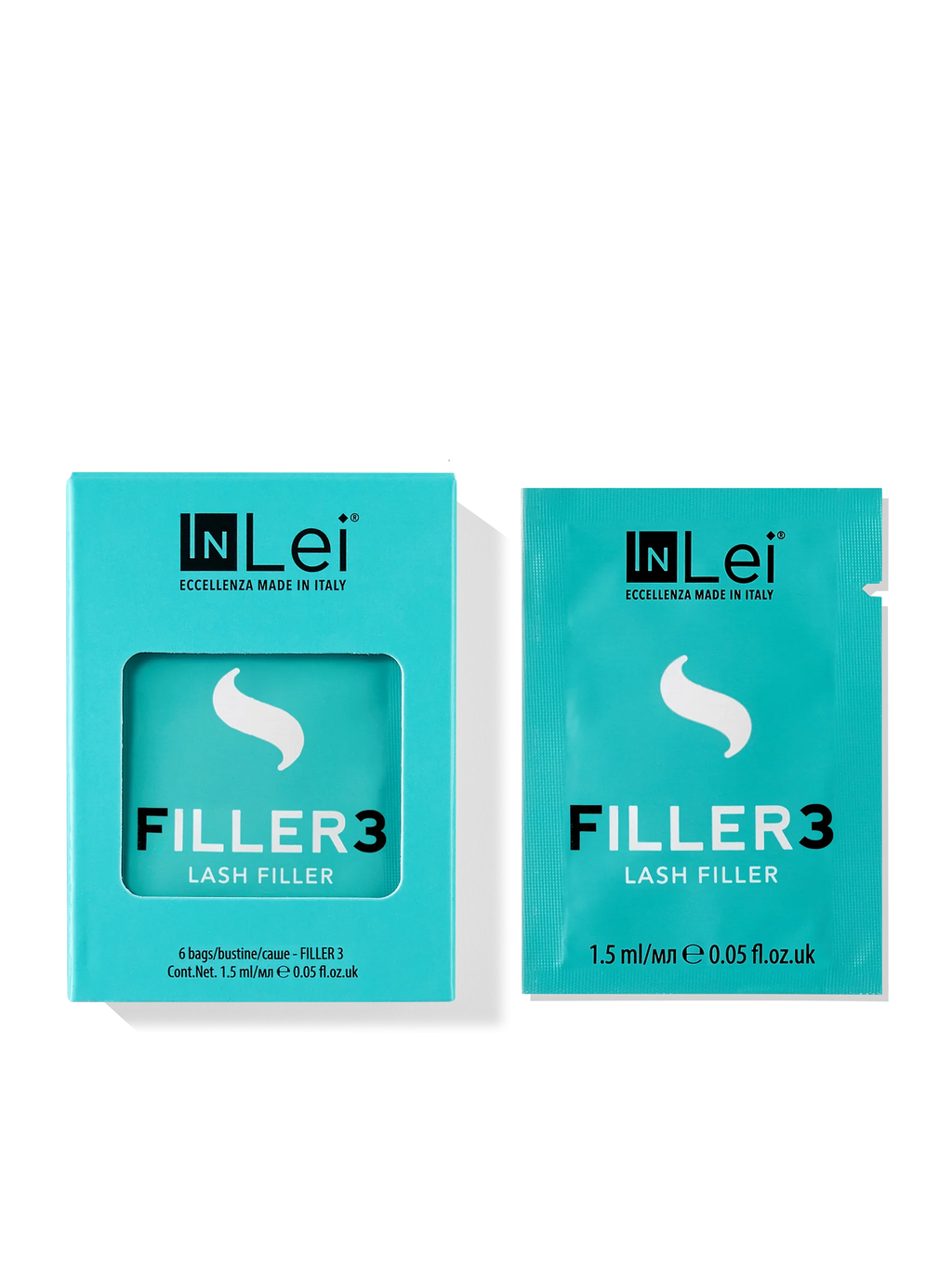 InLei® Filler 3 Monodosis – Nutritivo y Fortalecedor para Pestañas 6 × 1,5 ml