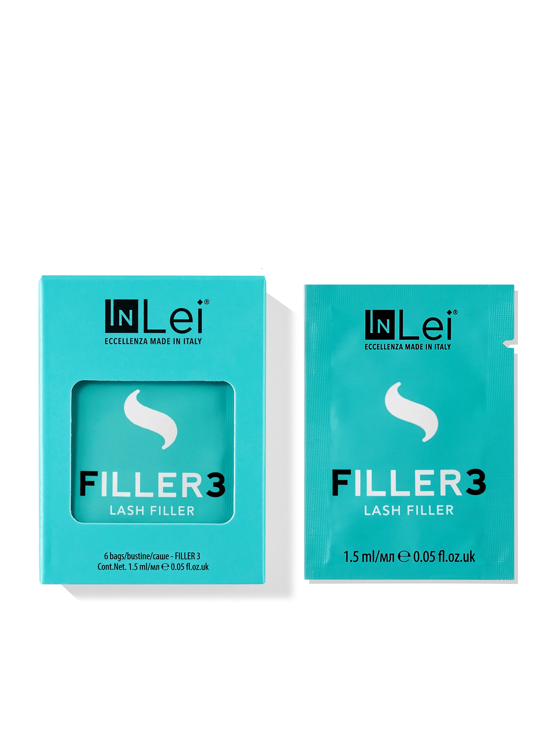 InLei® Filler 3 Monodosis – Nutritivo y Fortalecedor para Pestañas 6 × 1,5 ml