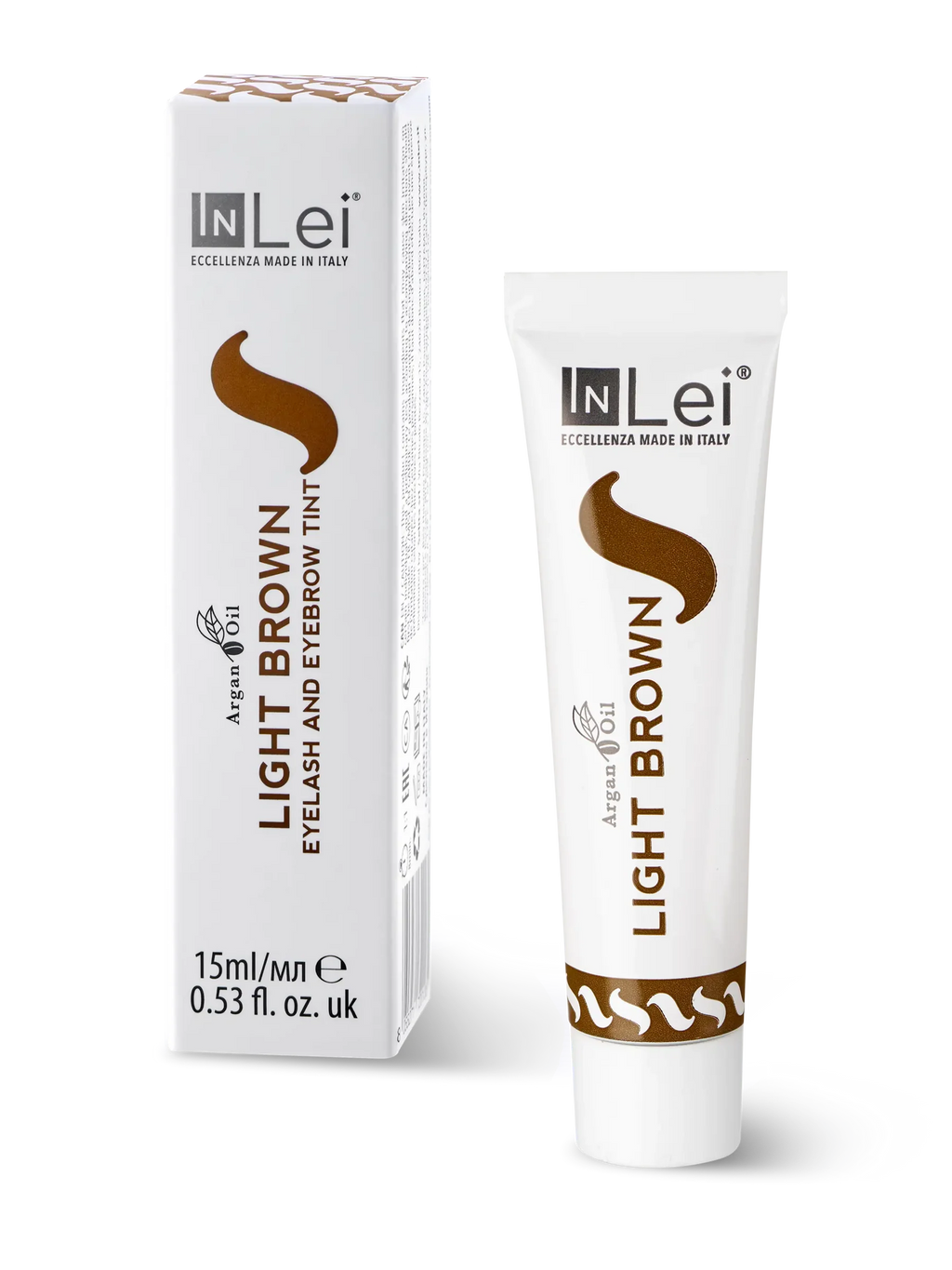 InLei® LIGHT BROWN – Tinte Marrón Claro para Pestañas y Cejas 15 ml