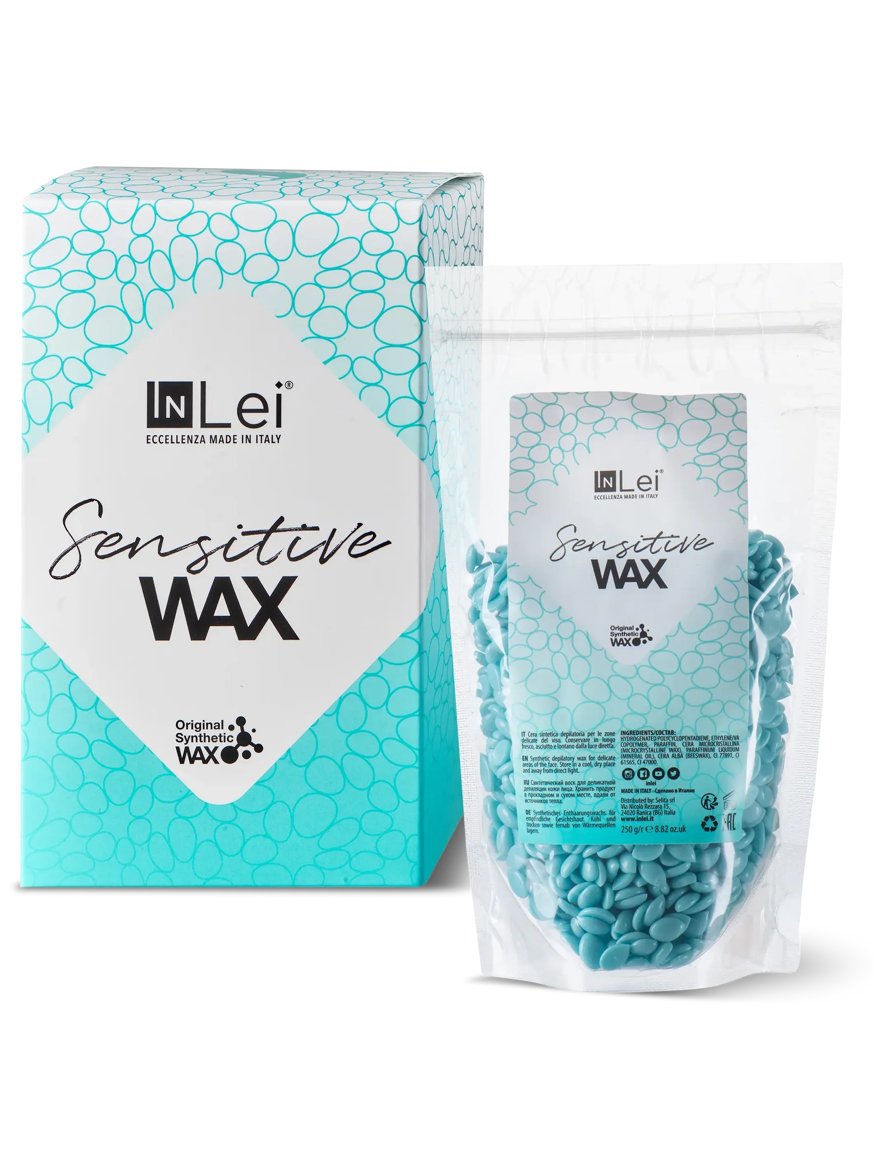 InLei® SENSITIVE WAX – Cera Depilatoria Facial 250 g