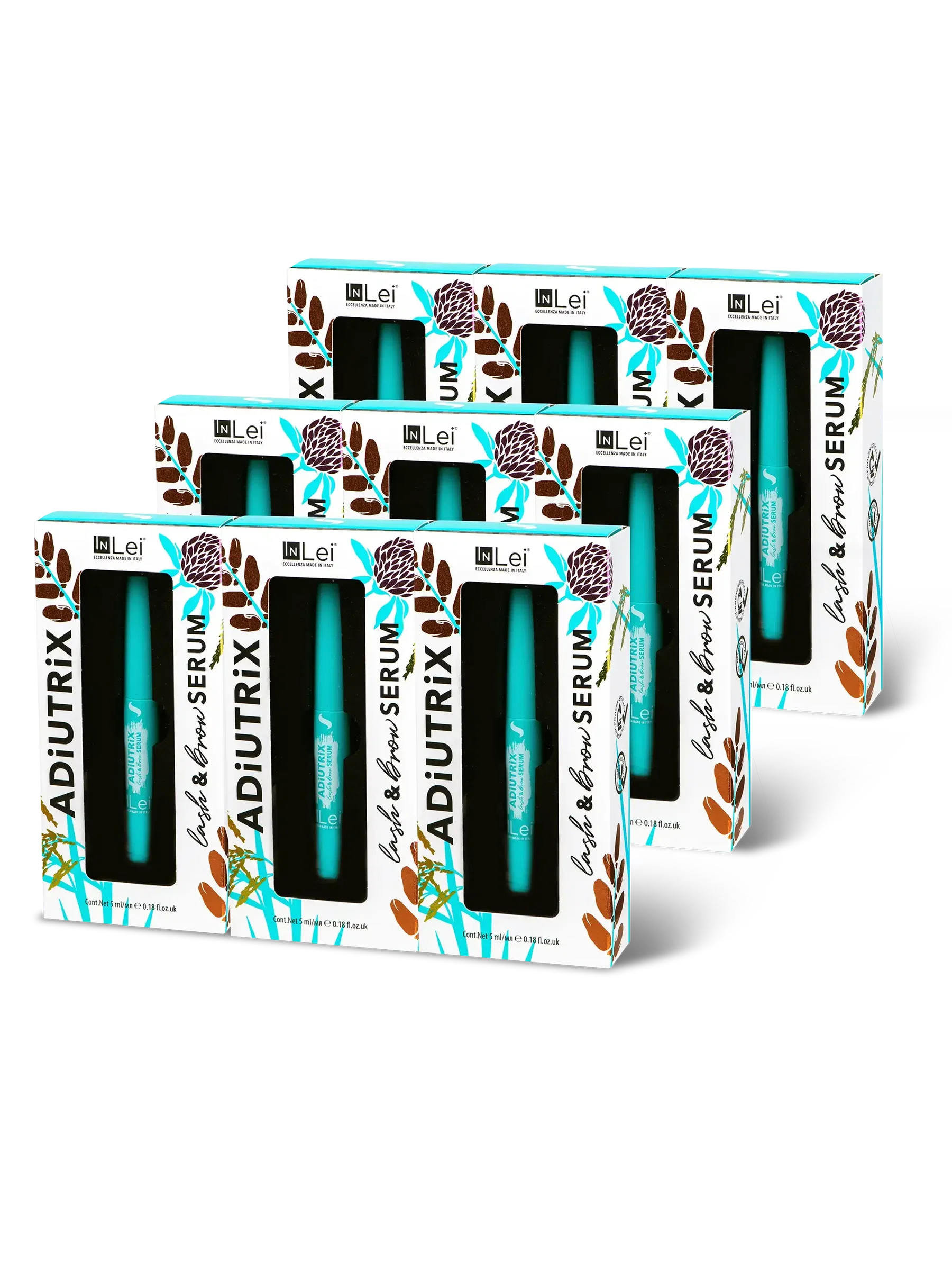 InLei® EXPOSITOR DE MOSTRADOR ADIUTRIX – Sérum para Pestañas y Cejas