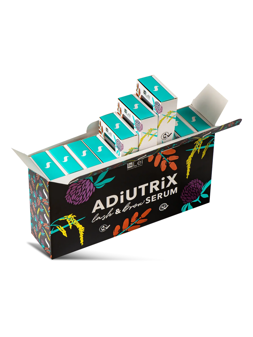 InLei® EXPOSITOR DE MOSTRADOR ADIUTRIX – Sérum para Pestañas y Cejas