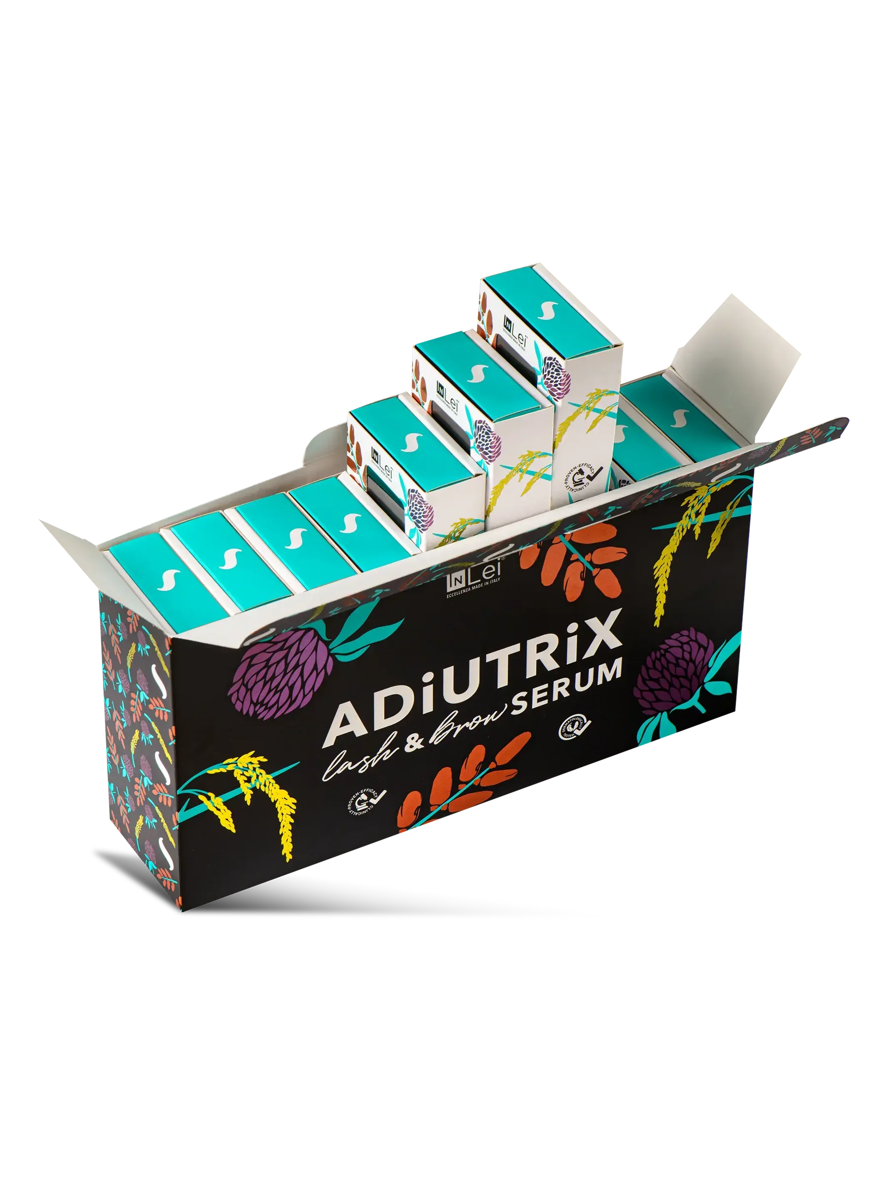 InLei® EXPOSITOR DE MOSTRADOR ADIUTRIX – Sérum para Pestañas y Cejas