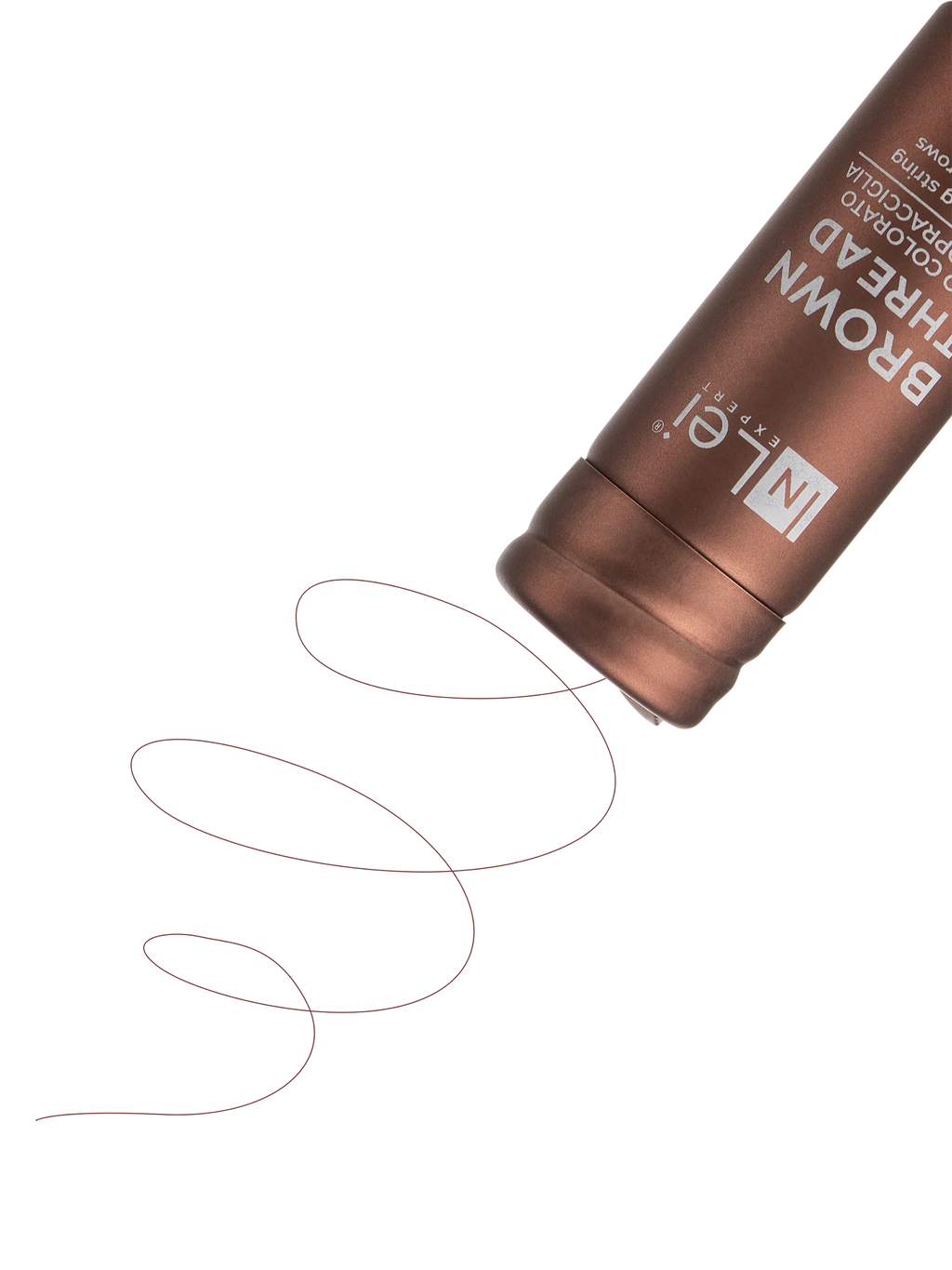 InLei® BROWN THREAD – Hilo Marrón para Diseño de Cejas 30 m