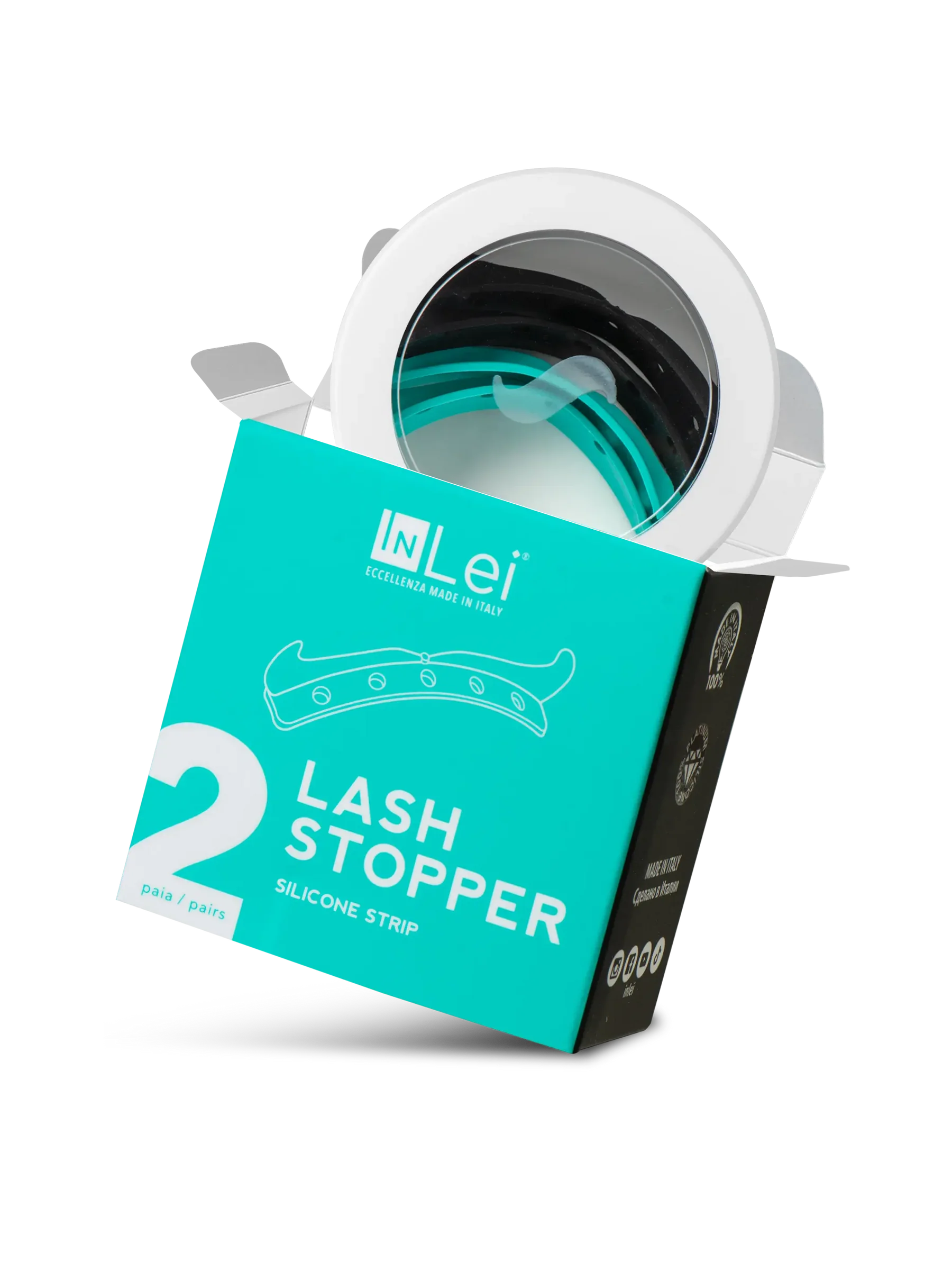 InLei® LASH STOPPER – Tiras de Silicona para Pestañas