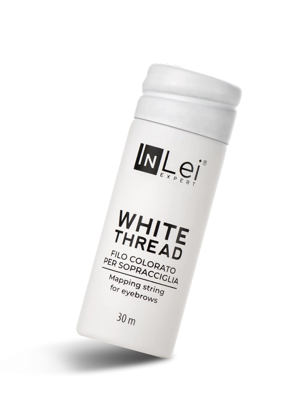 InLei® WHITE THREAD – Hilo Blanco para Diseño de Cejas 30 m