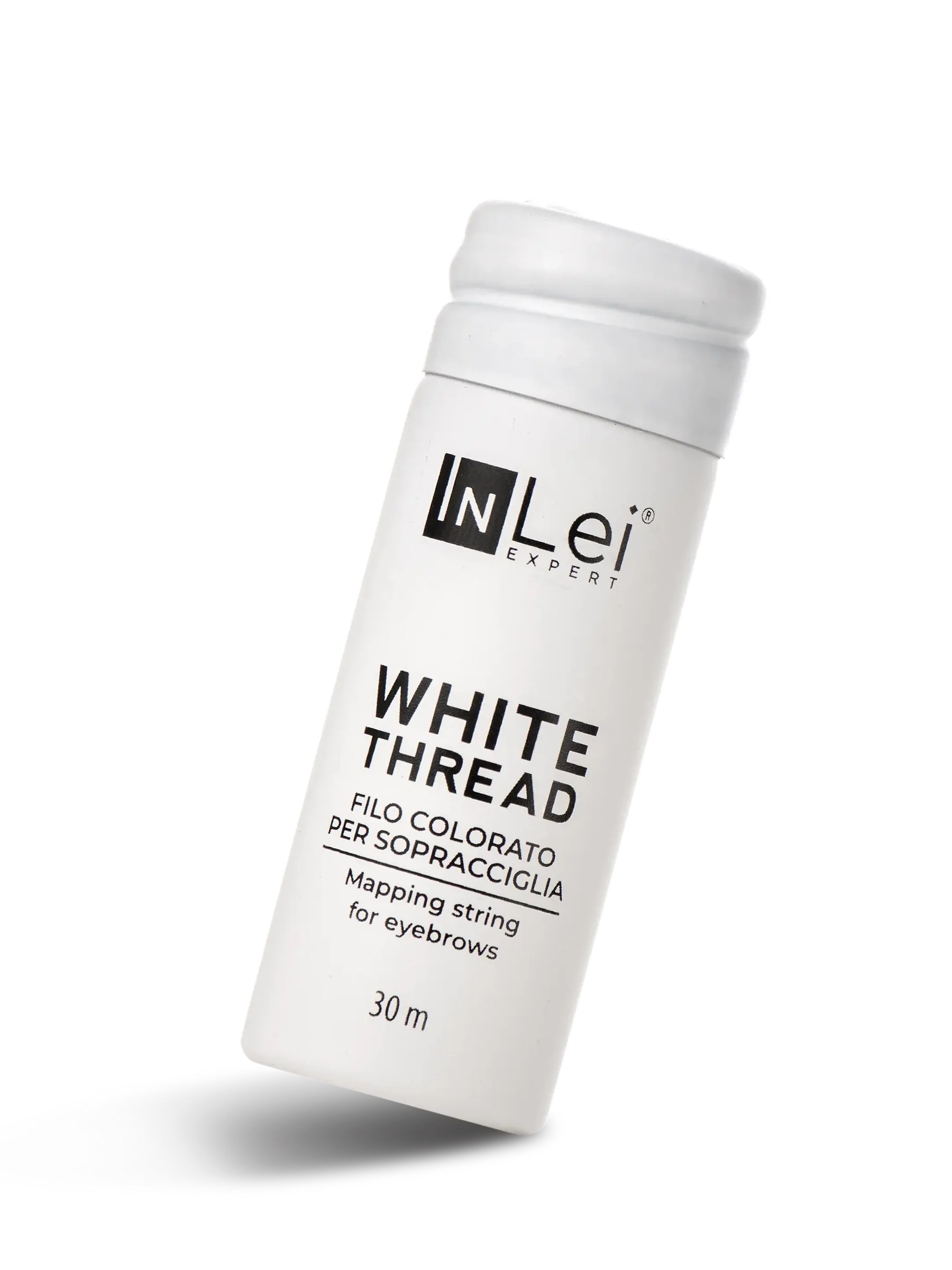 InLei® WHITE THREAD – Hilo Blanco para Diseño de Cejas 30 m