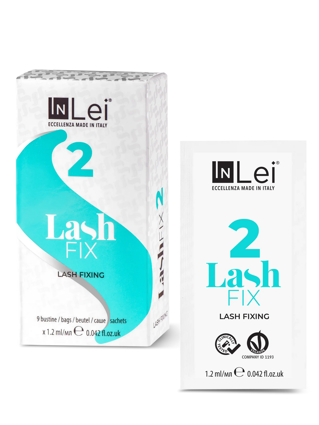 InLei® Lash Fix 2 Monodosis – Fijador para Pestañas 9 × 1,2 ml