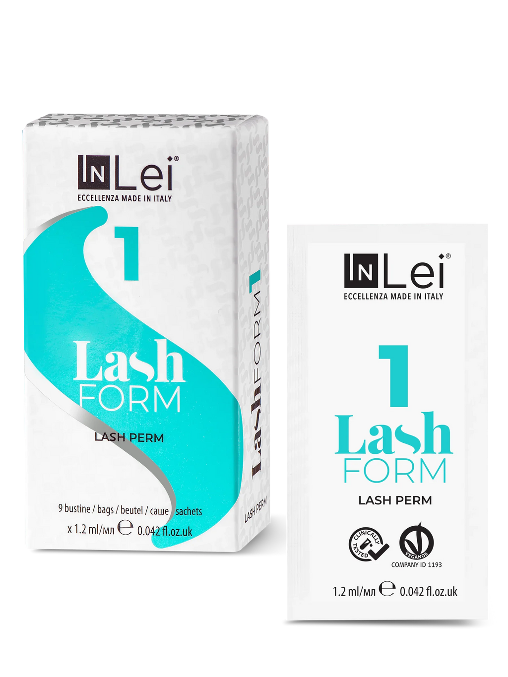 InLei® Lash Form 1 Monodosis – Permanente para Pestañas 9 × 1,2 ml