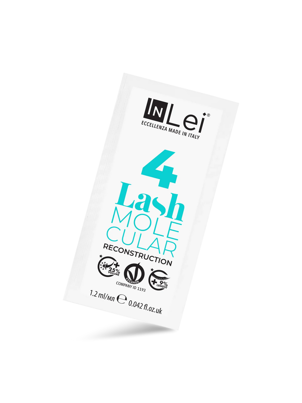 InLei® Lash Molecular 4 Monodosis – Reconstrucción Molecular para Pestañas y Cejas 9 × 1,2 ml