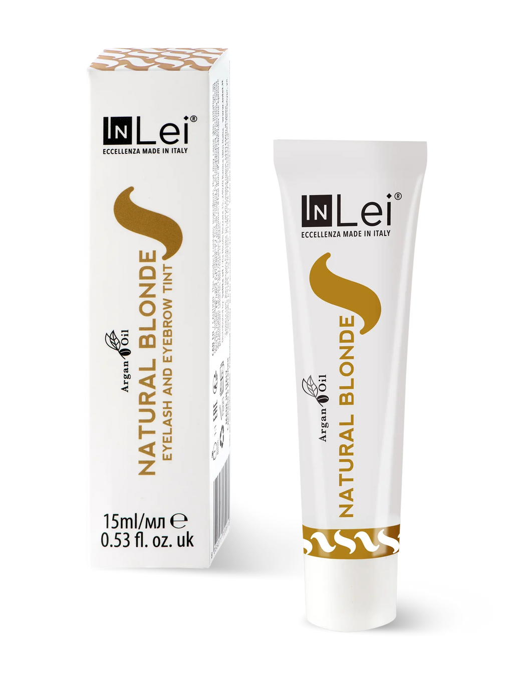 InLei® NATURAL BLONDE – Tinte para Pestañas y Cejas con Aceite de Argán 15 ml
