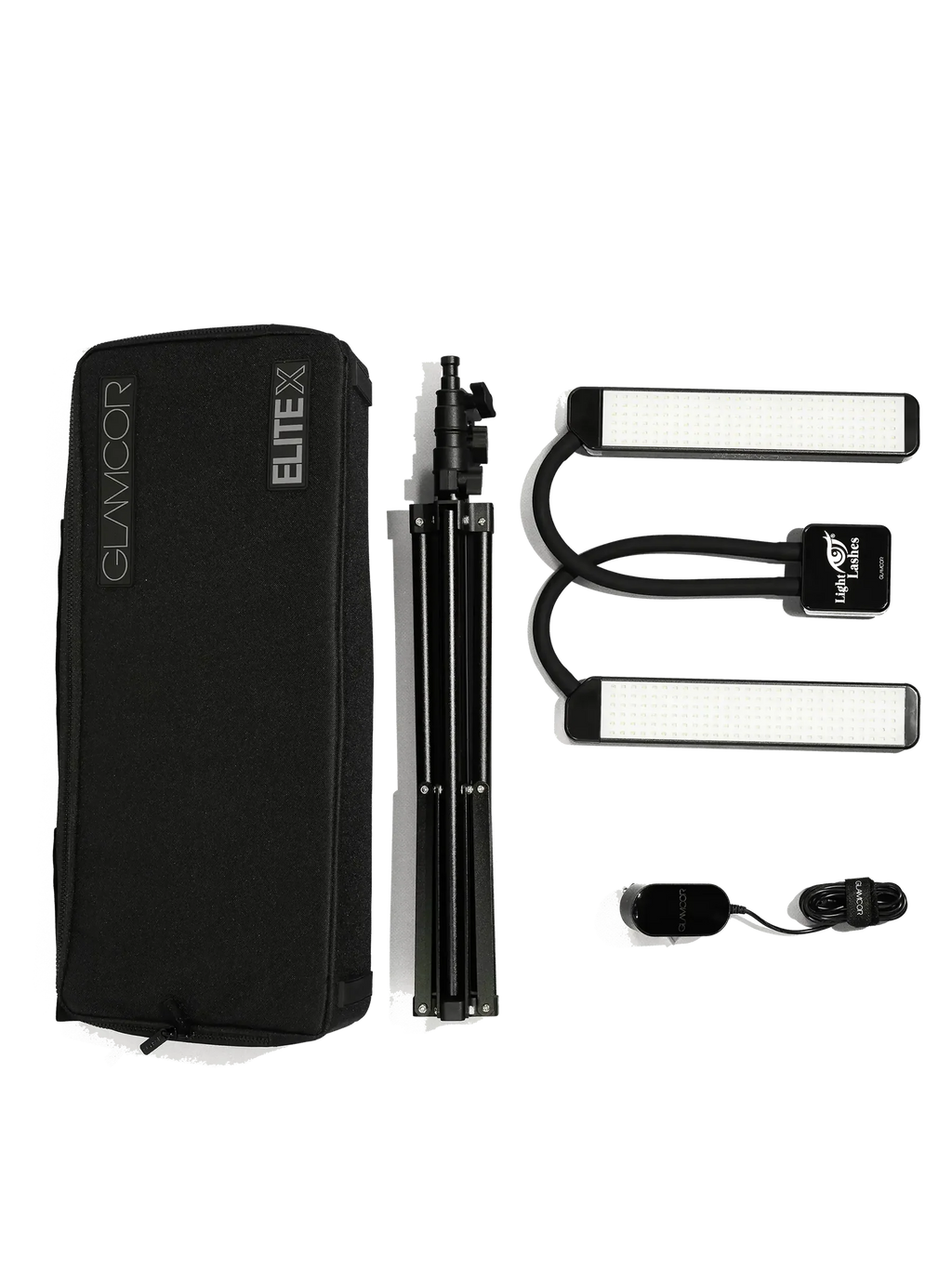 GLAMCOR® ELITE X MASTER – Lámpara LED Profesional con Dos Brazos Flexibles